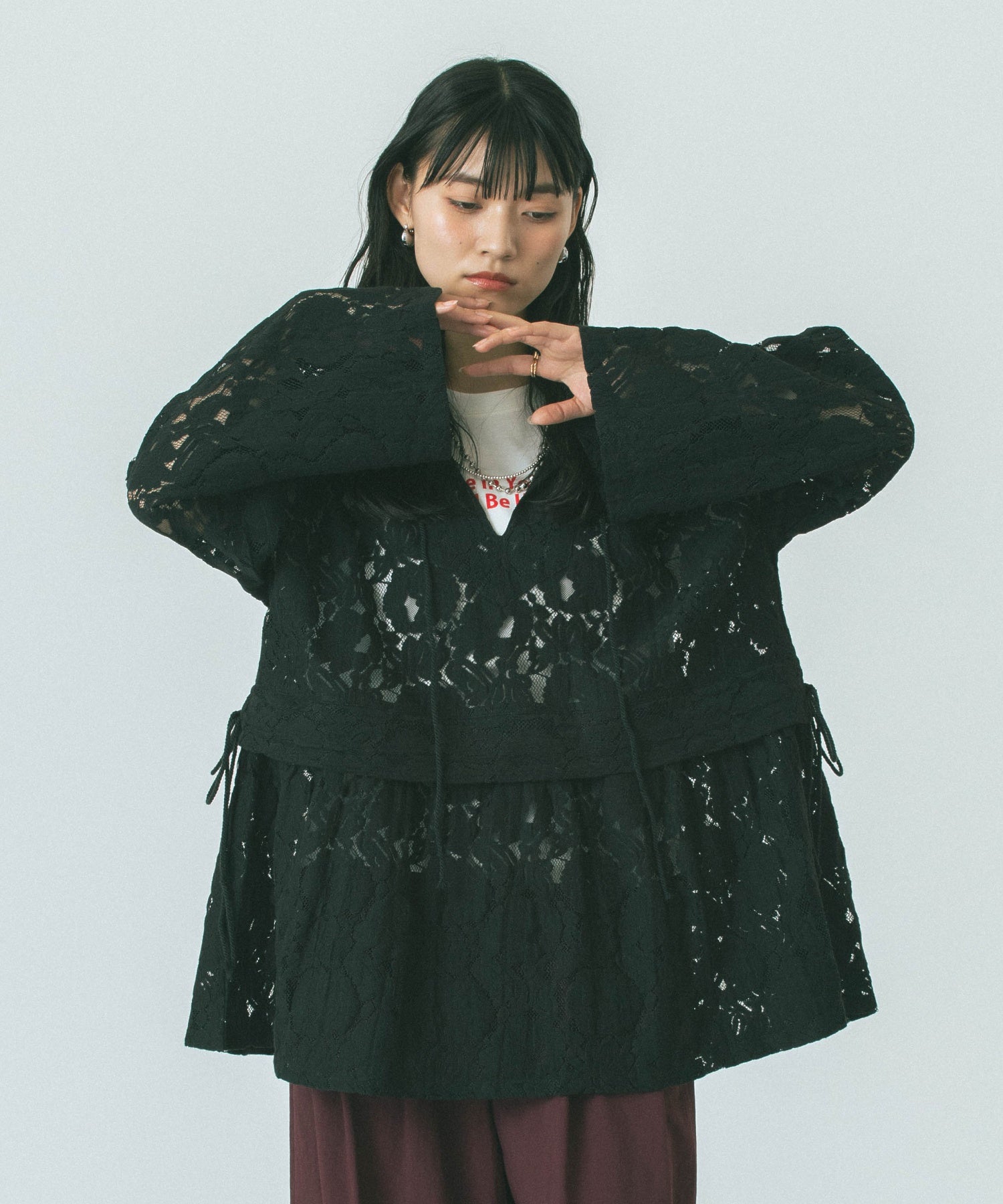 model:167cm 着用サイズ:ONE SIZE
