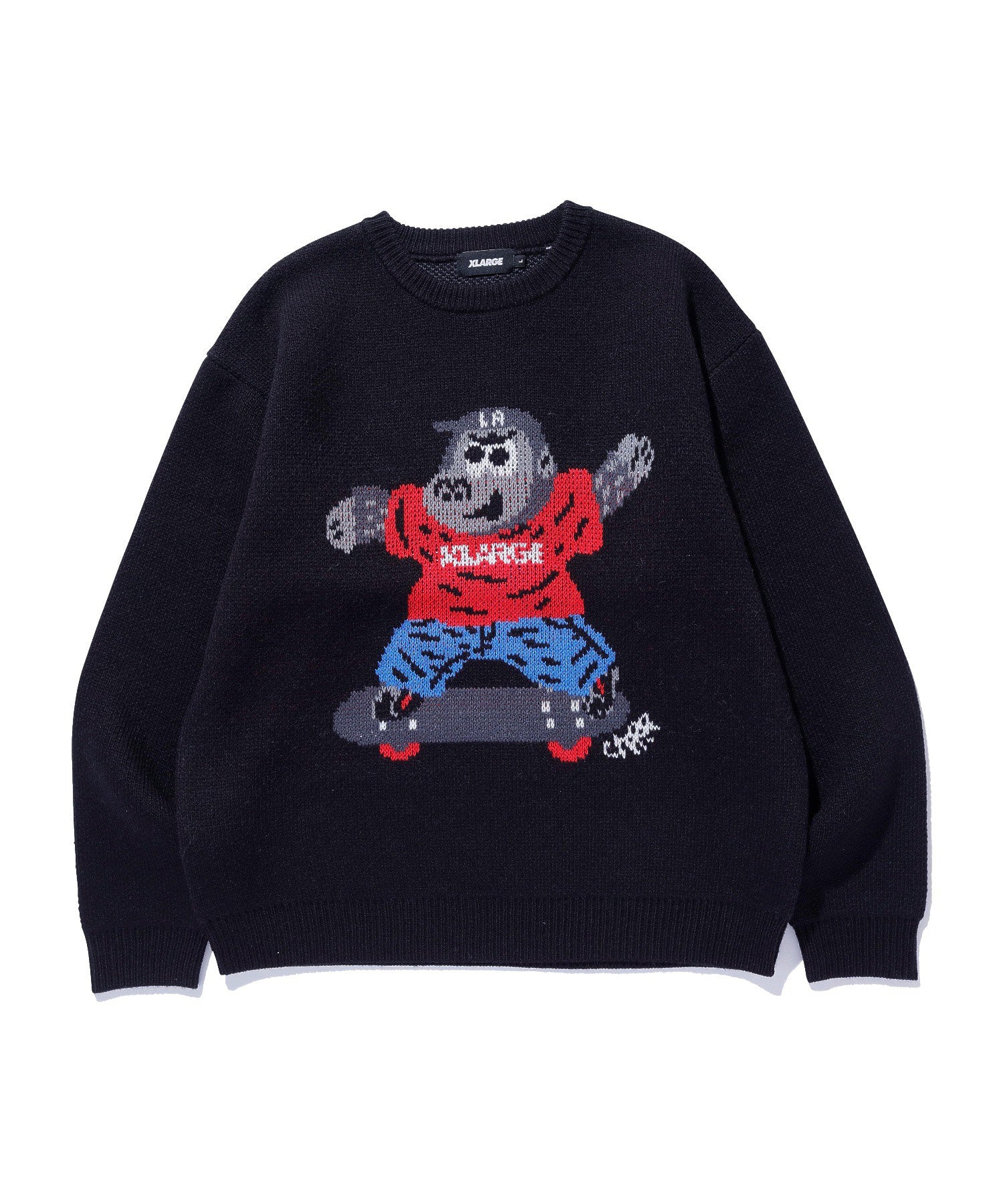 GORILLA CREWNECK KNIT SWEATER