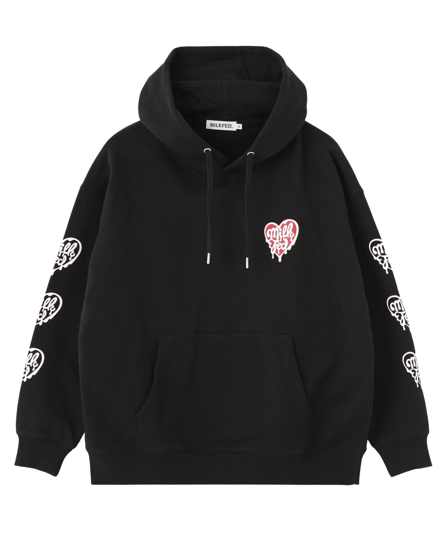 MELTY HEART WIDE HOODIE SWEAT