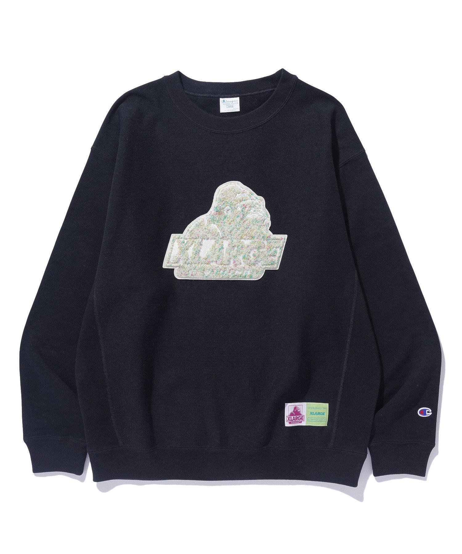 XLARGE×Champion REVERSE WEAVE CREWNECK SWEAT SHIRT