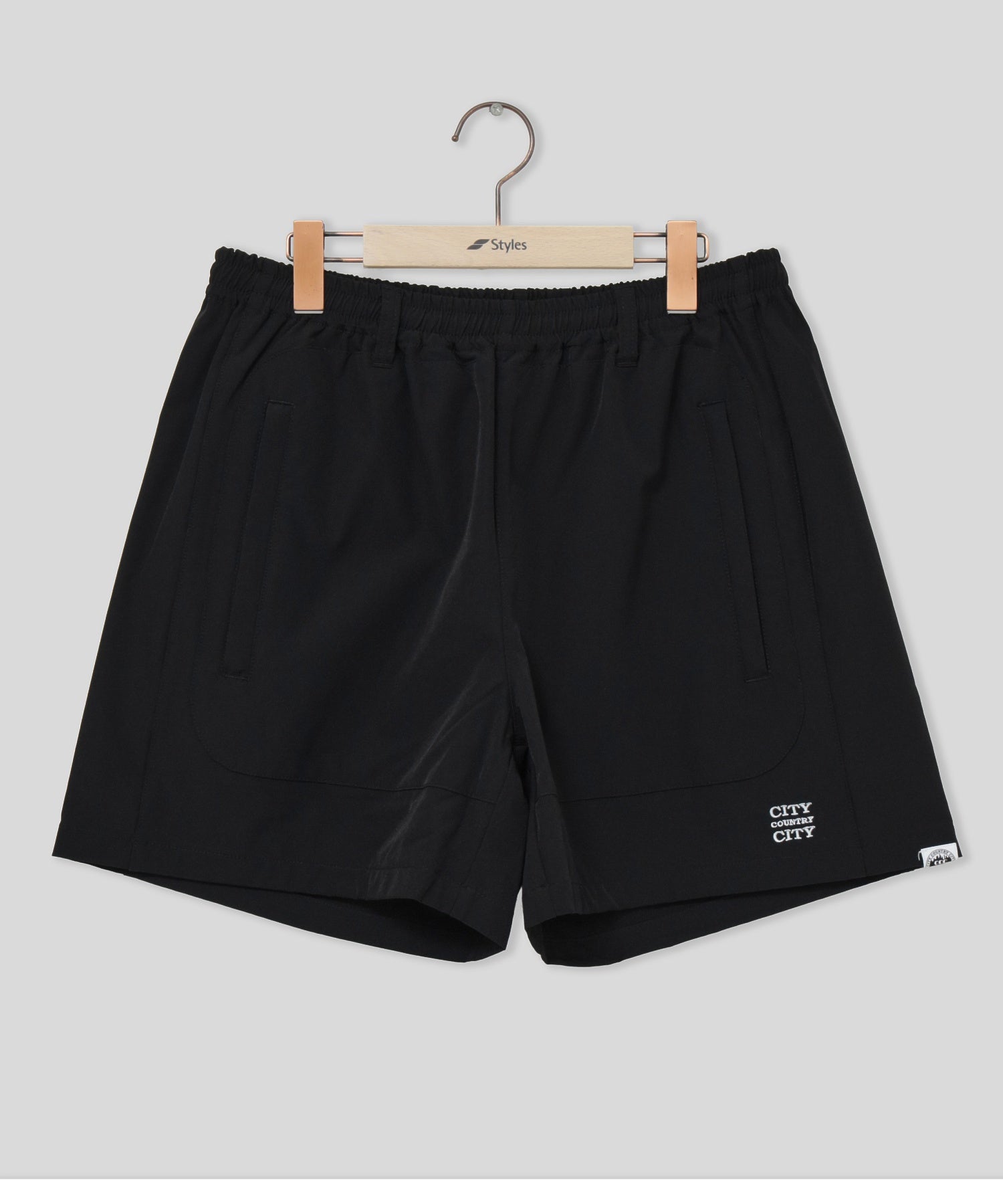 CCC/シティーカントリーシティー/EMBROIDERED LOGO STRECH NYLON EASY SHORTS 261P005