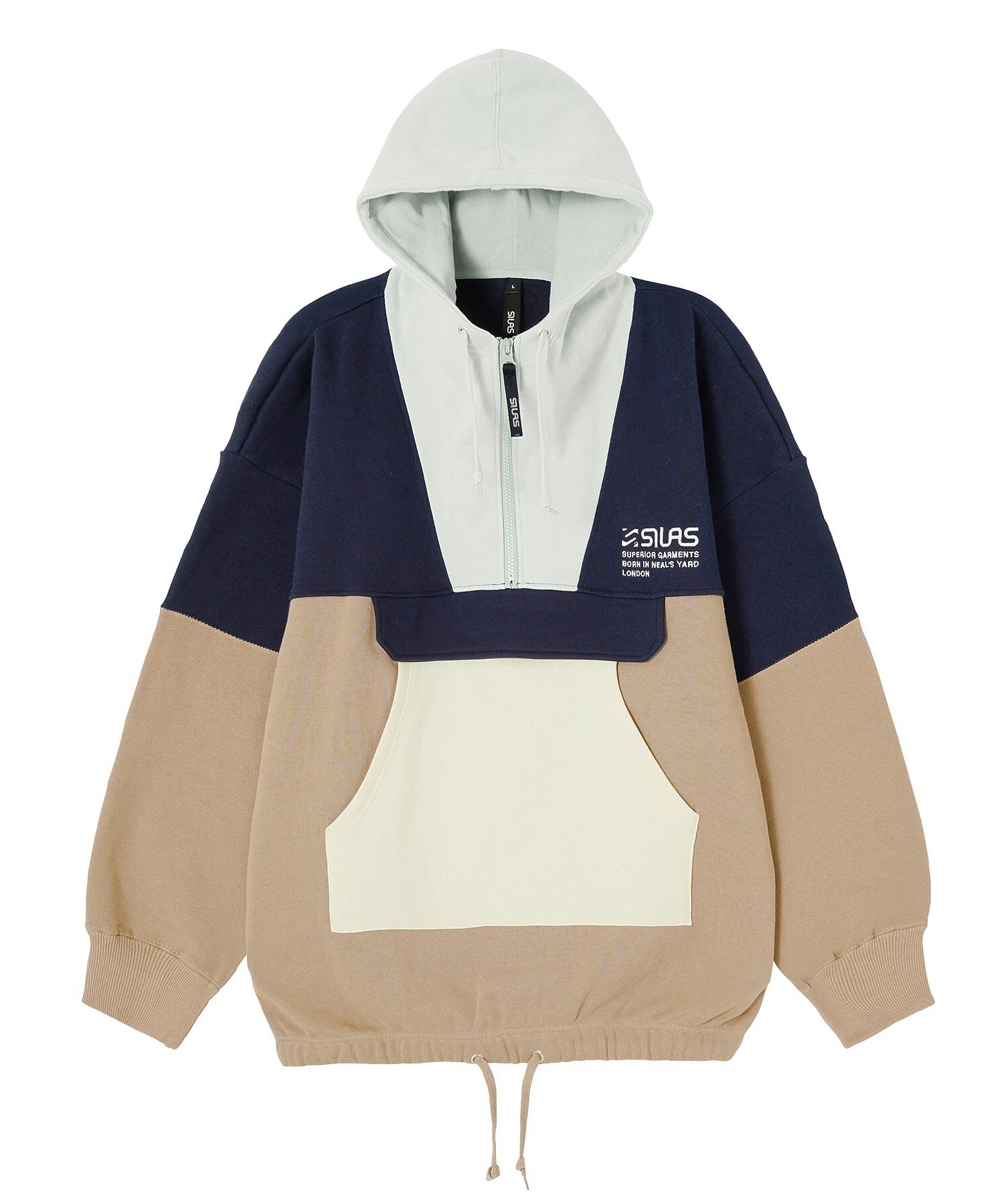 HOODED PANELED SWEATSHIRT SILAS