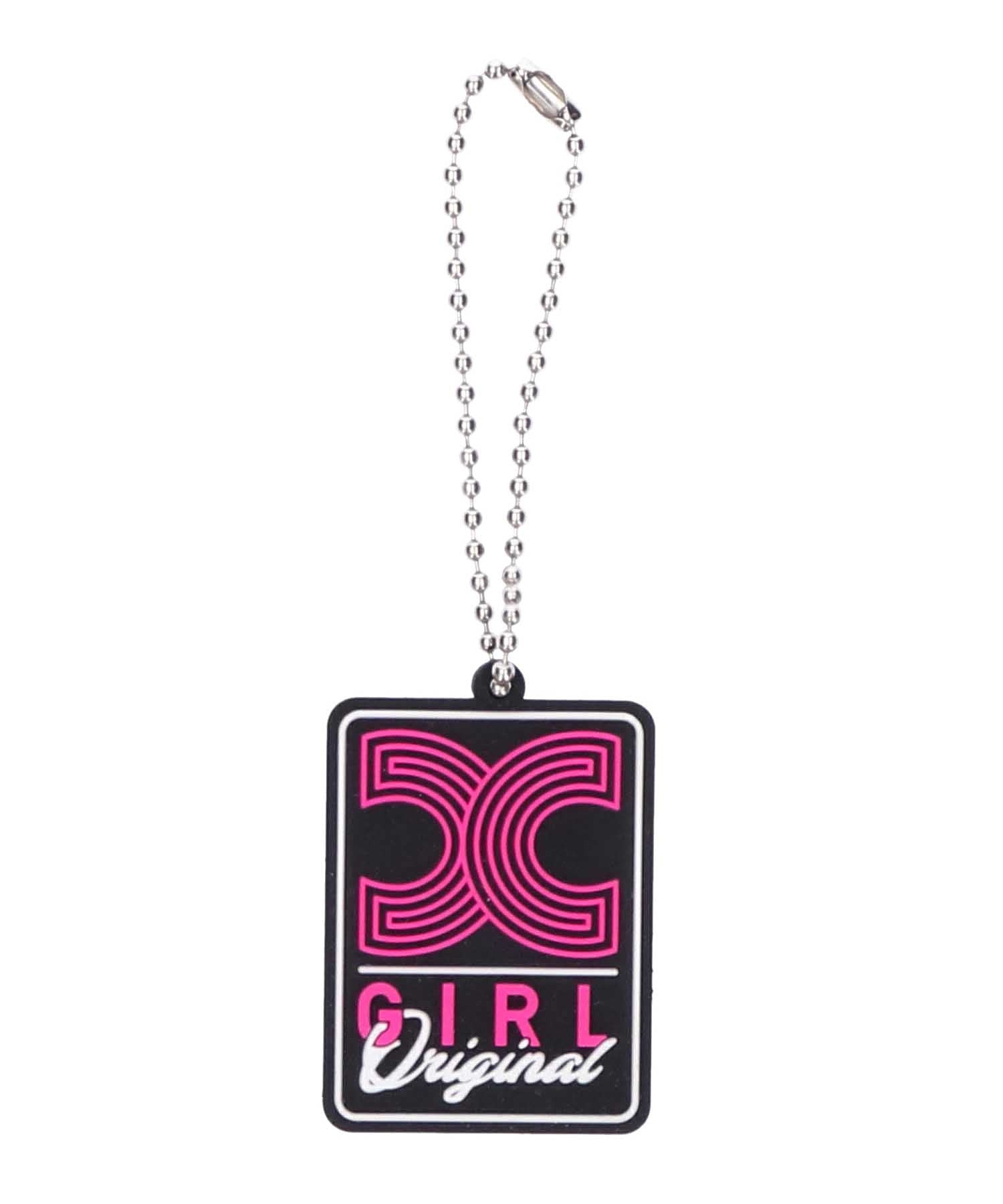 NEON BOX LOGO RUBBER KEY CHARM X-girl