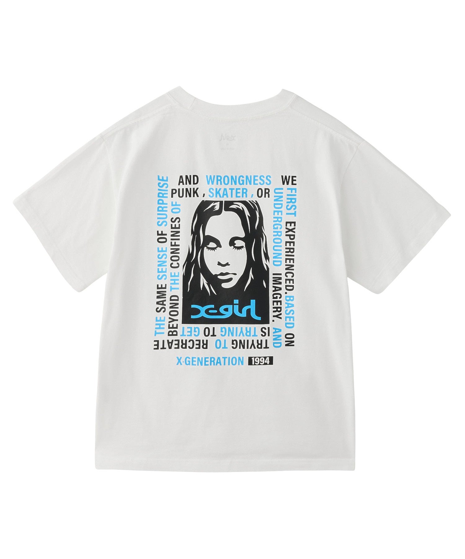 MESSAGE BOX FRAMED FACE S/S TEE