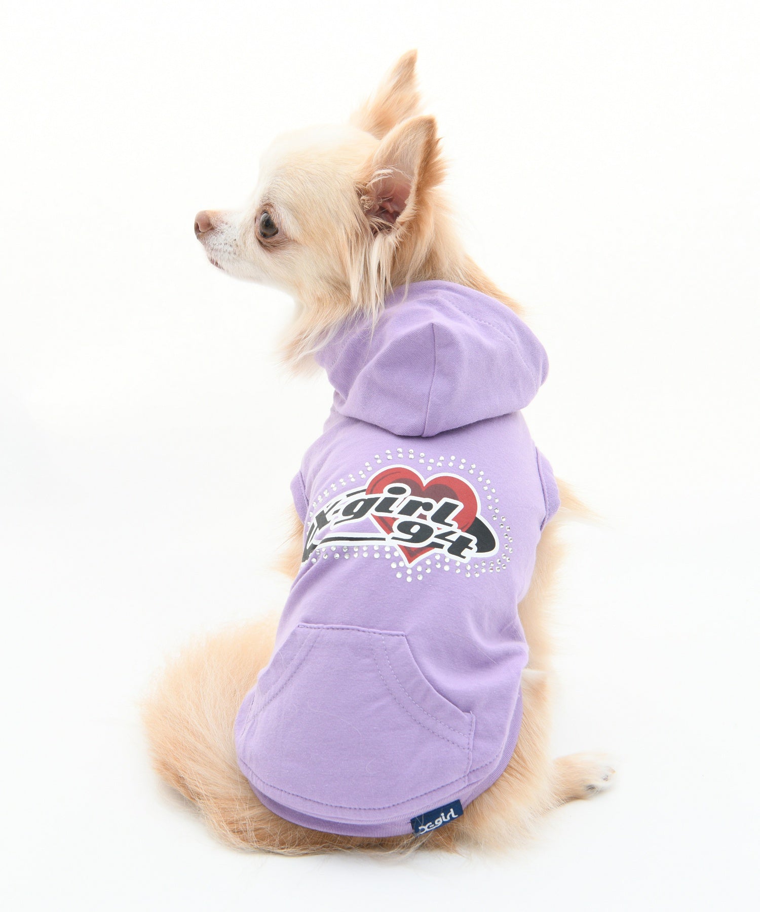 【X-girl DOGWEAR】プラネットハートロゴタンクフーディー