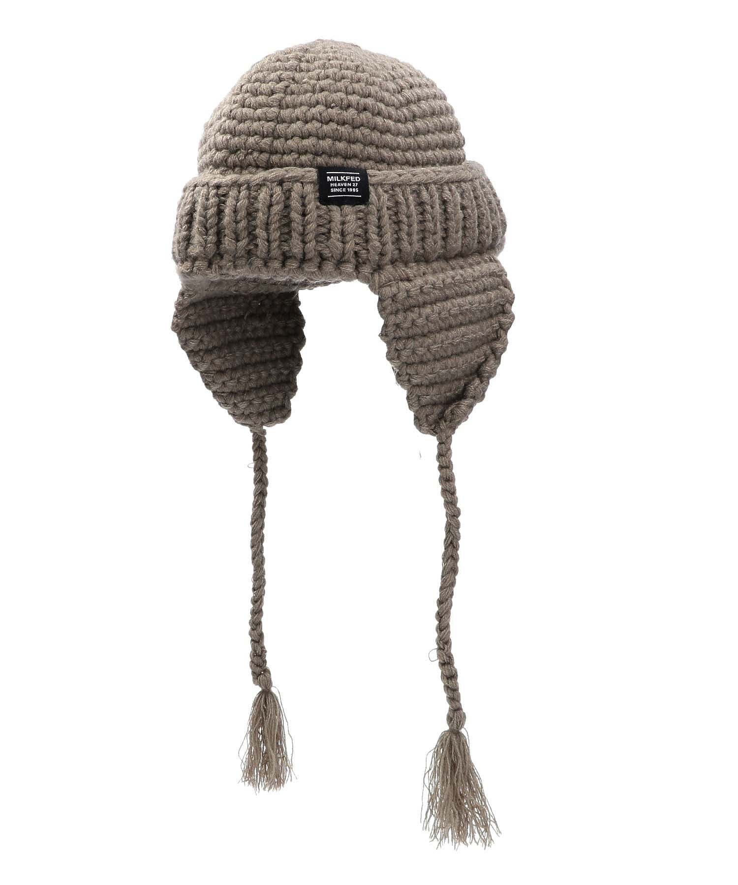 LOGO EARFLAP KNIT CAP MILKFED. – calif（カリフ）公式サイト