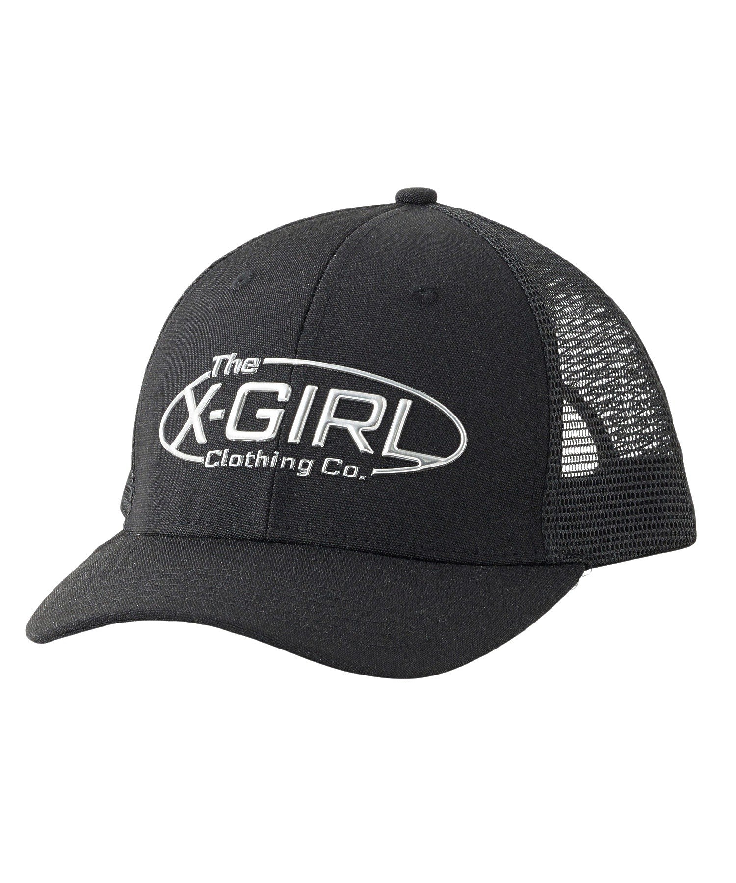 METALLIC LOGO 6PANEL MESH CAP