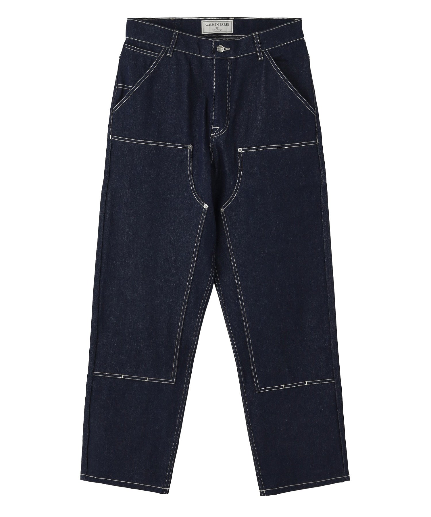WALK IN PARIS/ウォーキンパリス/Indigo Double Knee Carpenter Pants