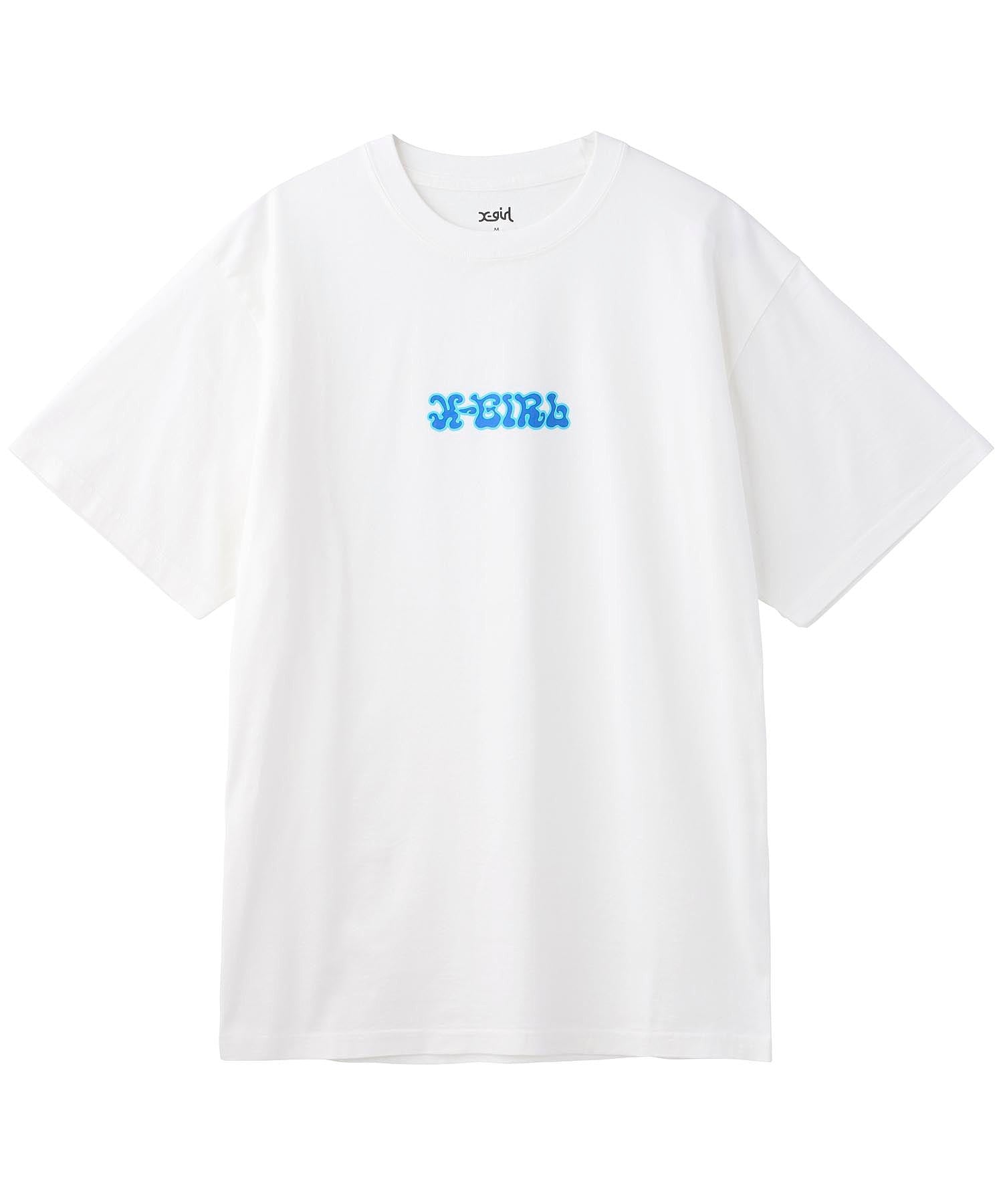 WRIGGLING LOGO S/S TEE X-girl