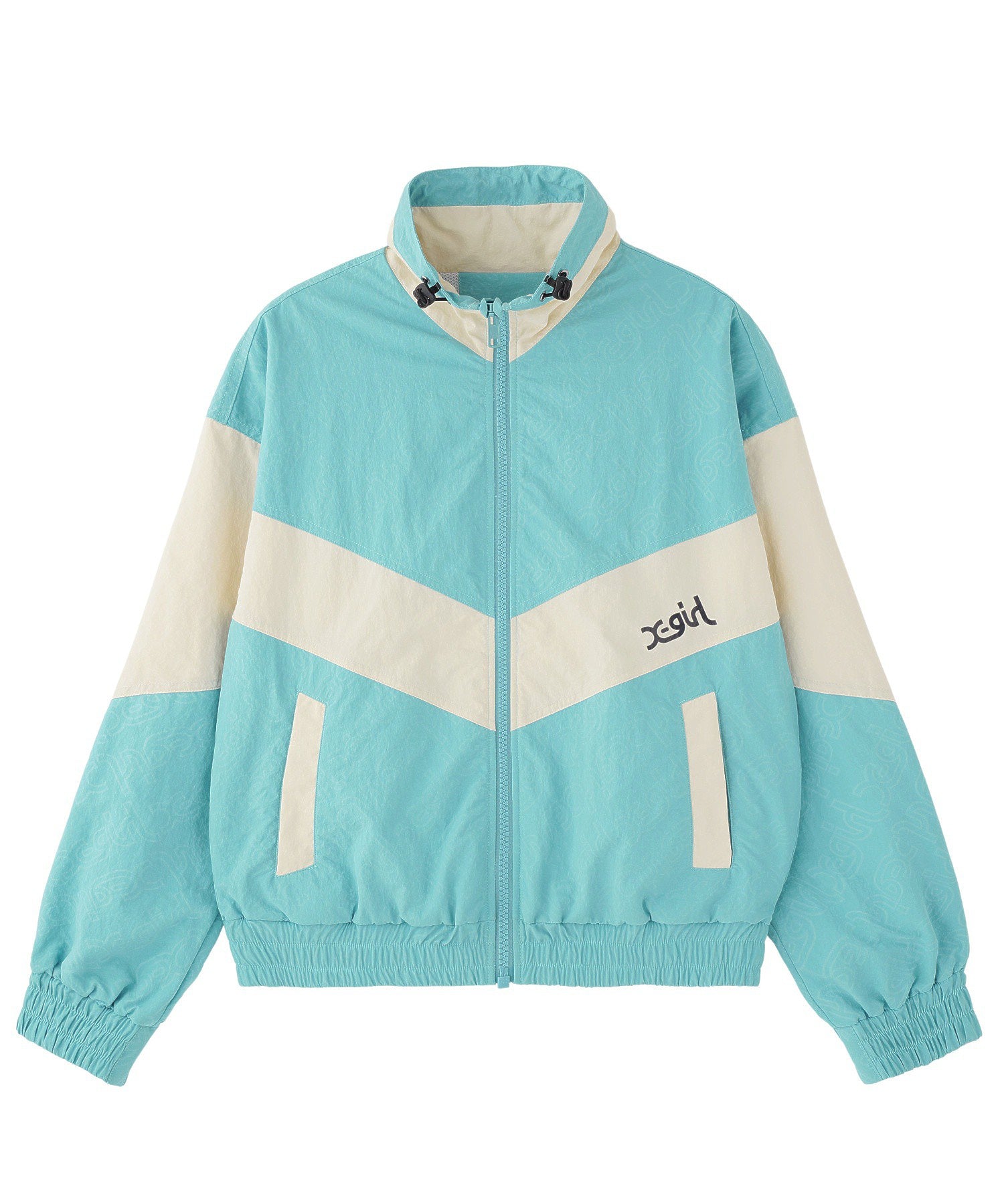 EMBOSSED WIND UP JACKET