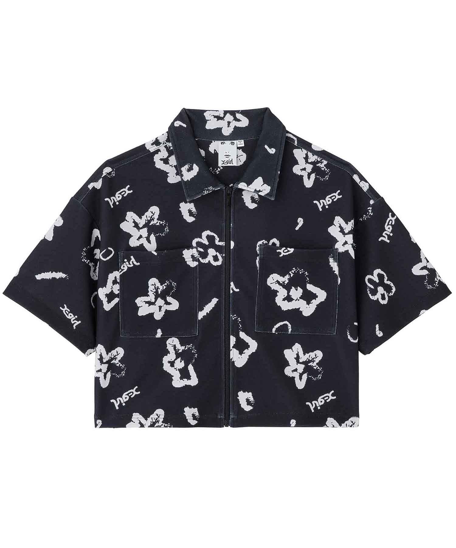 HANDWRITTEN FLOWER JERSEY SHIRT X-girl