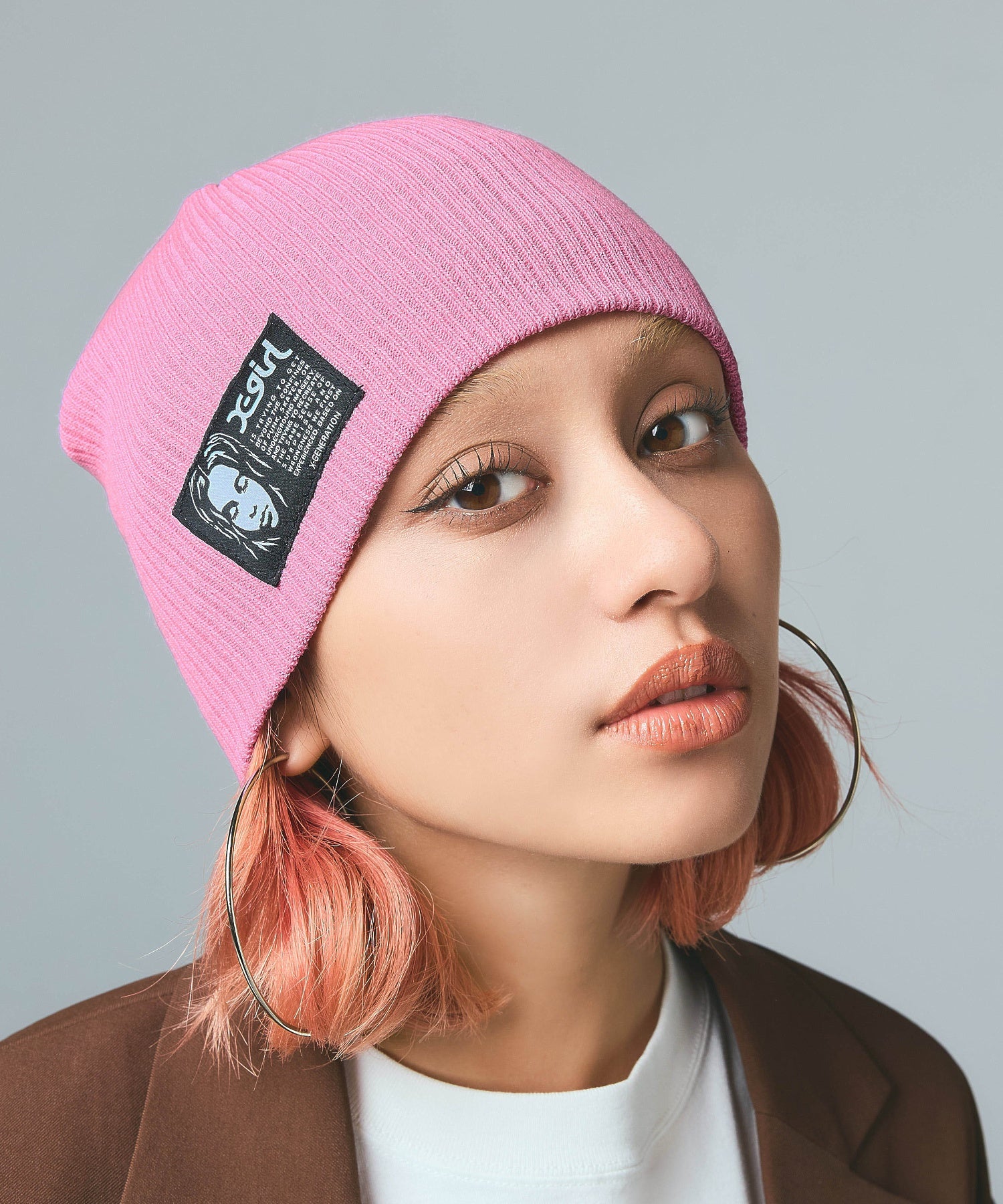 FACE LABEL BEANIE