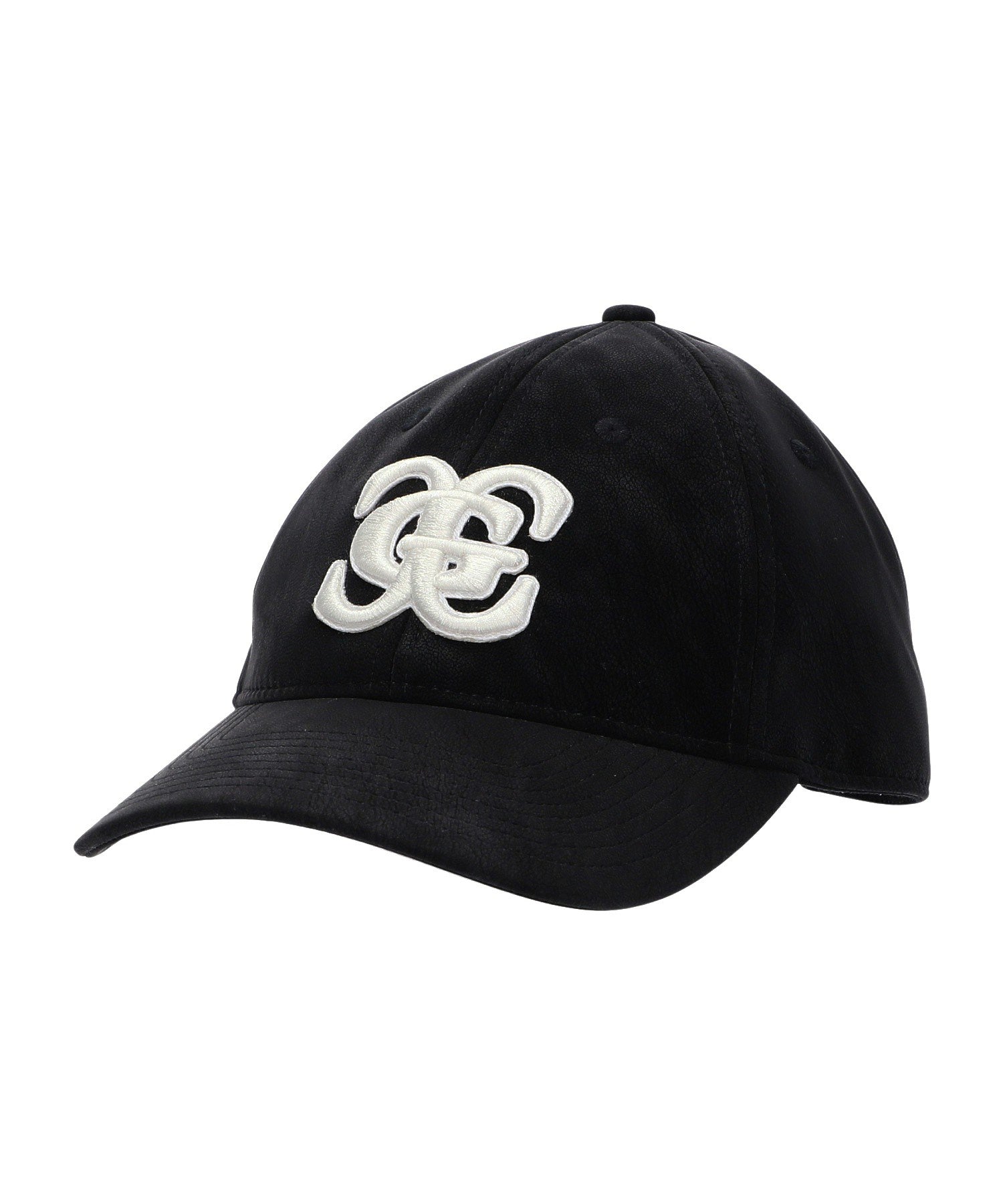 XG EMBLEM FADED FAUX LEATHER 6PANEL CAP