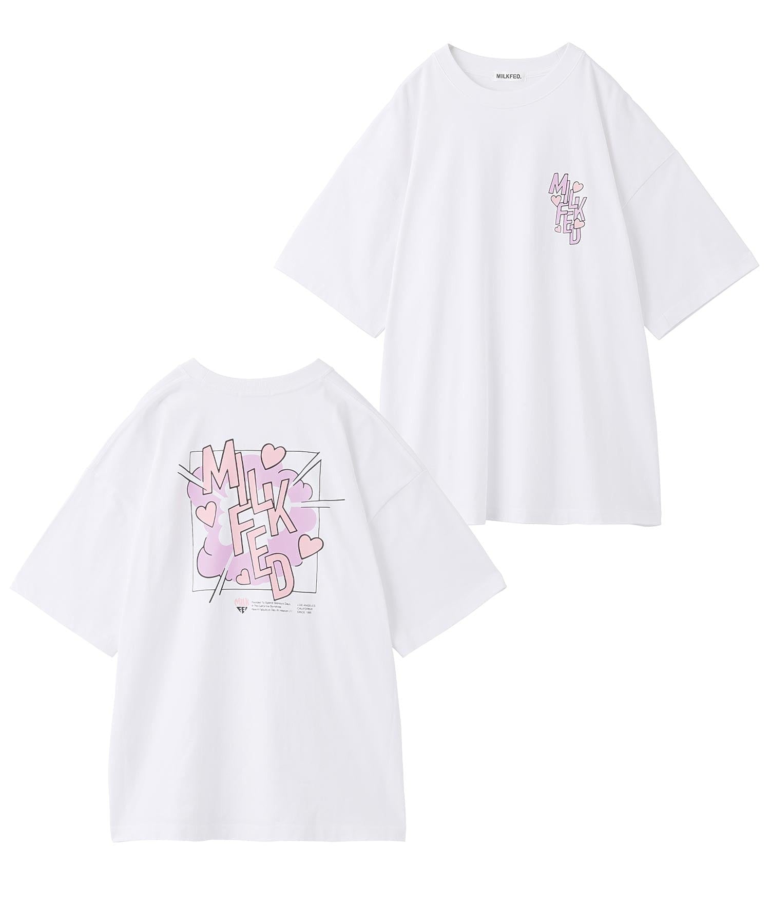 COMIC LOGO WIDE S/S TEE MILKFED.