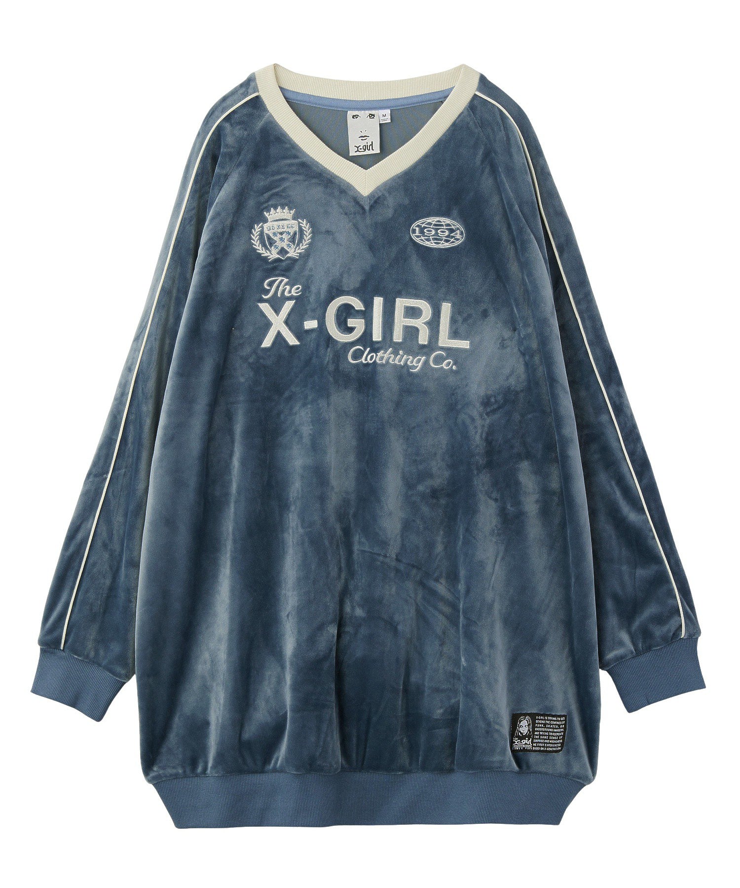 VELOUR GAME SHIRT DRESS