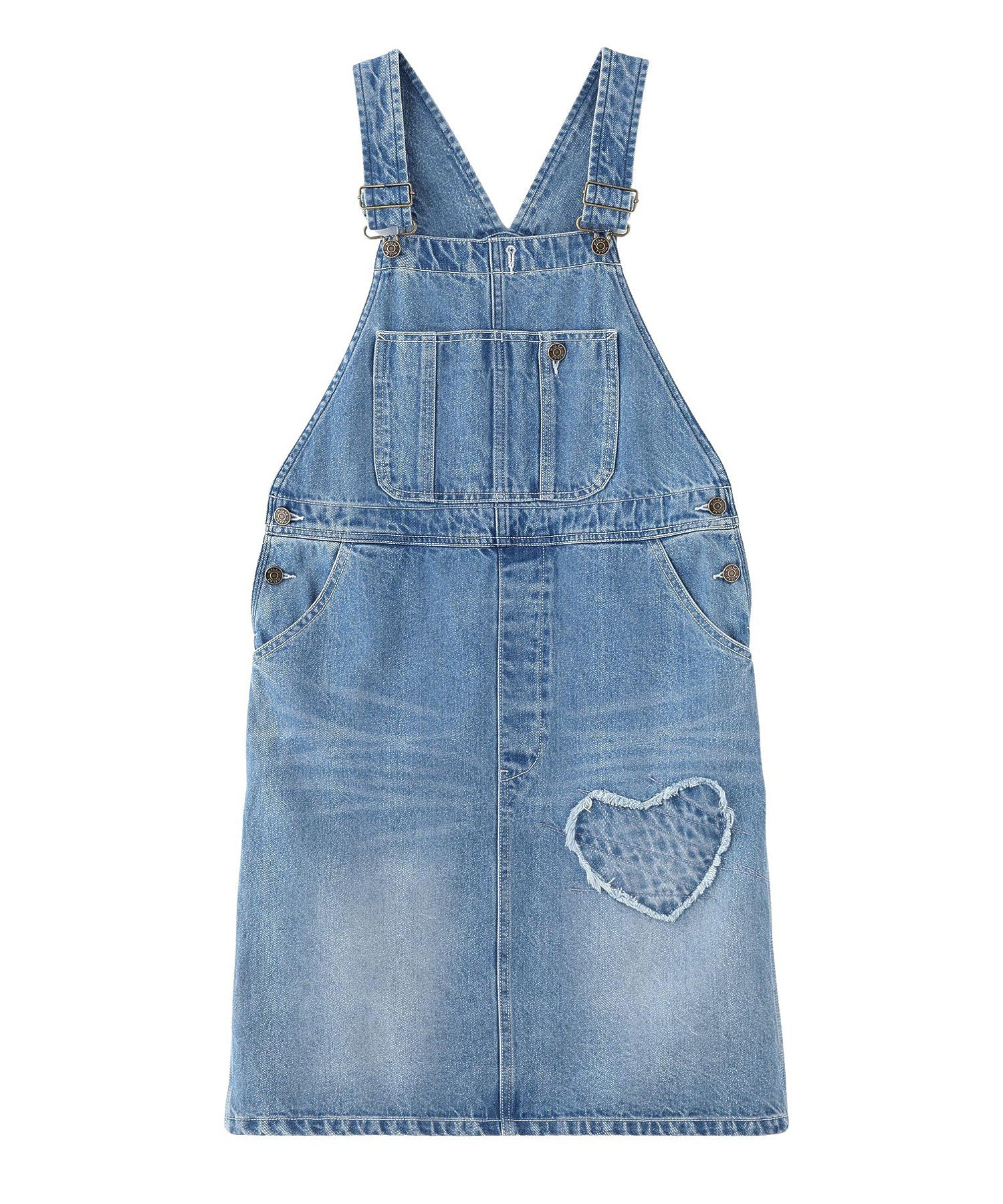 PATCH SALOPETTE SKIRT