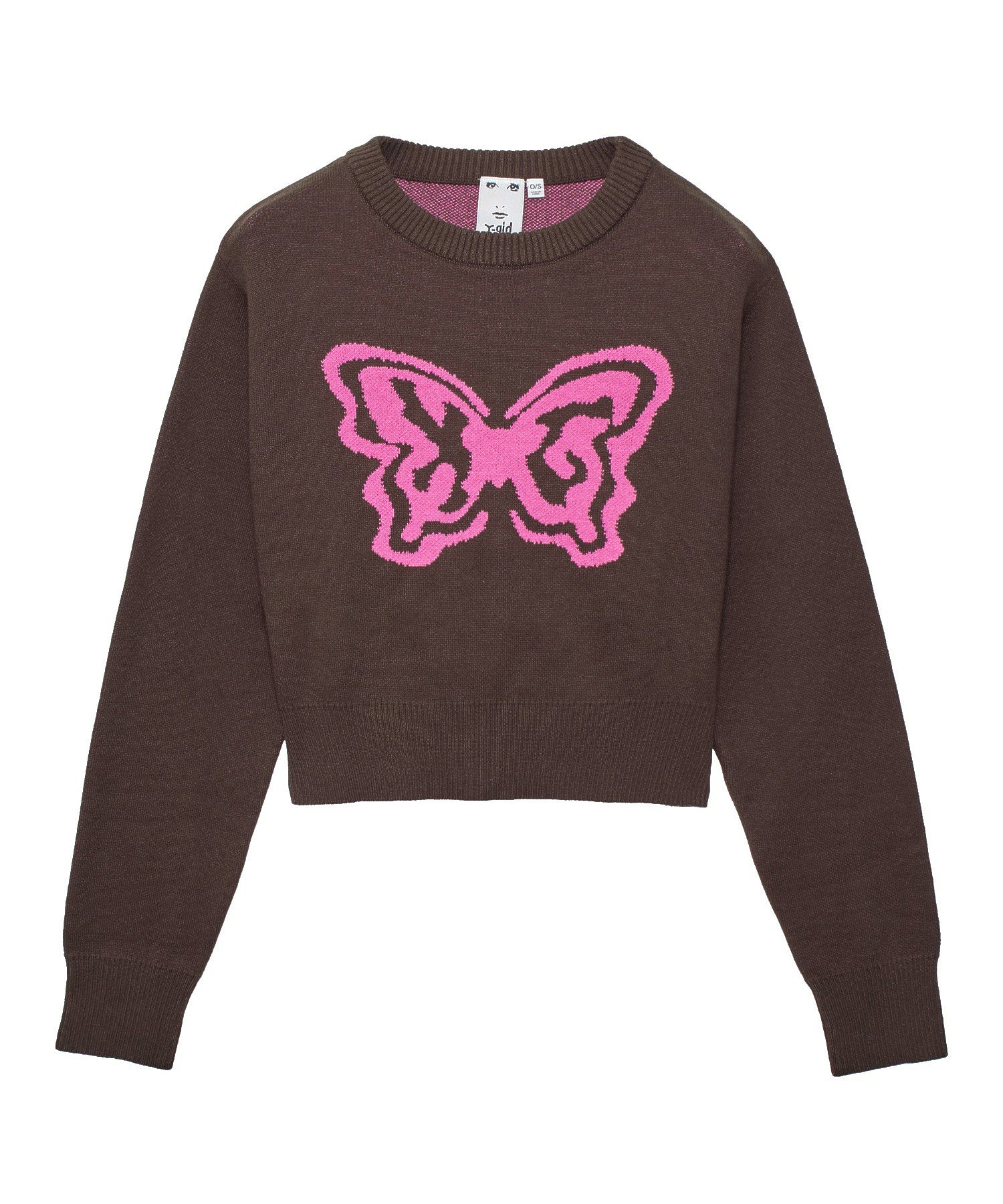 BUTTERFLY XG LOGO COMPACT KNIT TOP