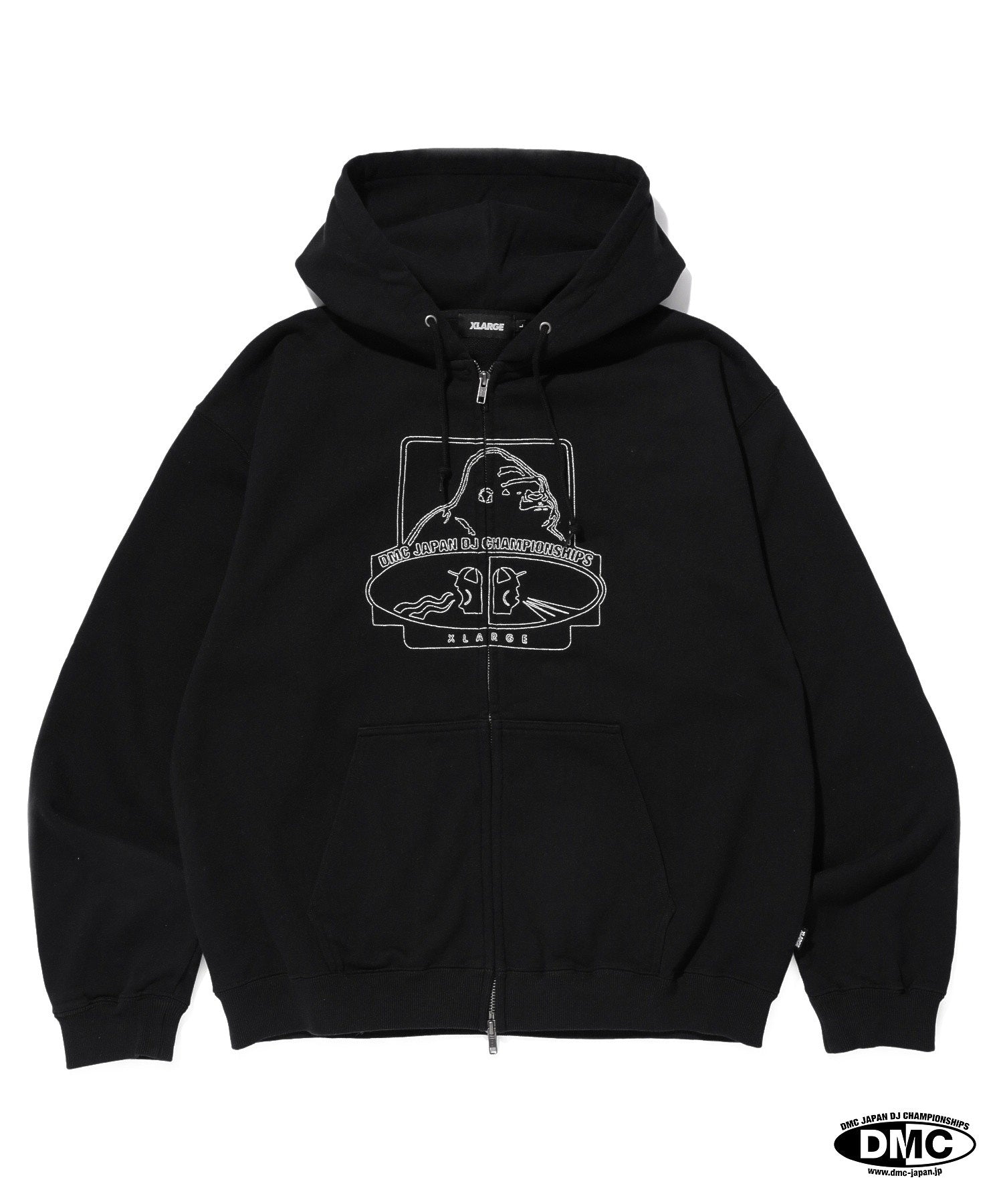 XLARGE×DMC ZIP UP HOODED SWEATSHIRT