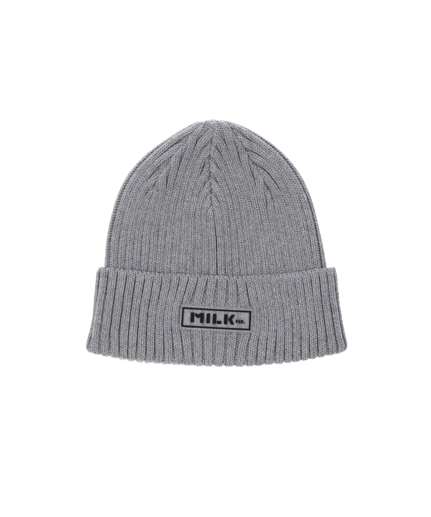 RUBBER PATCH KNIT CAP