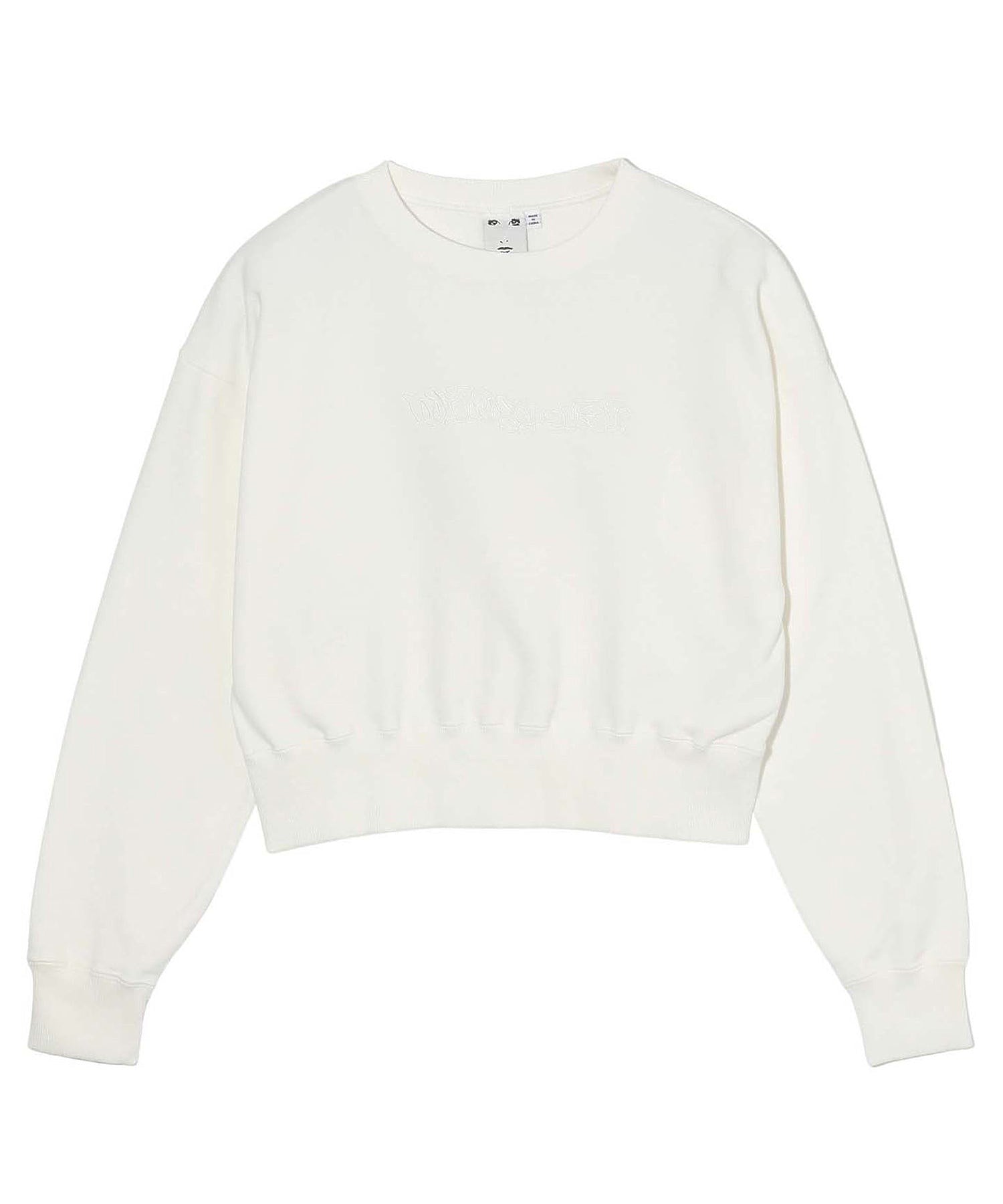 BUTTERFLY EMBROIDERY COMPACT SWEAT TOP X-girl