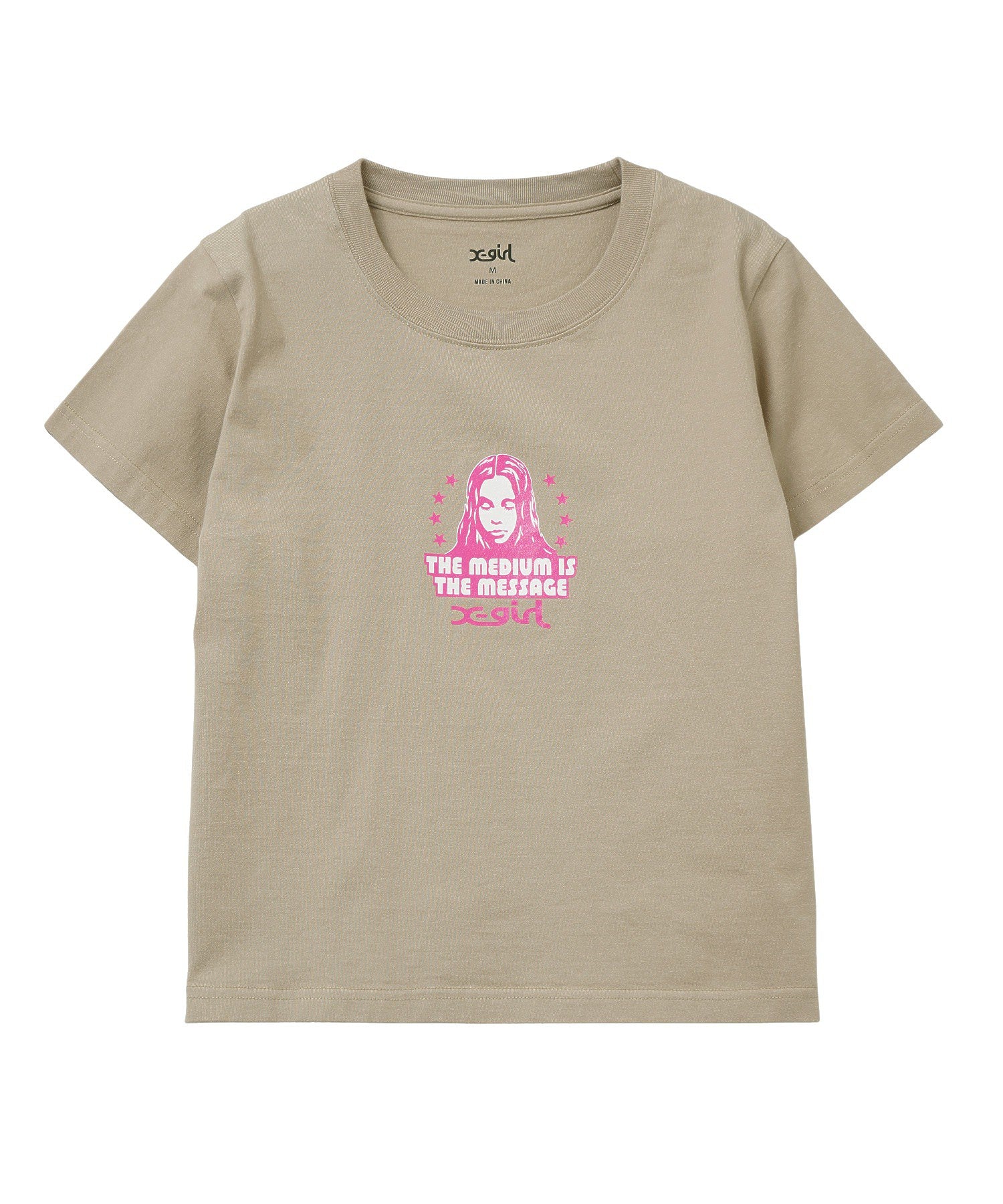 STAR AND FACE S/S BABY TEE