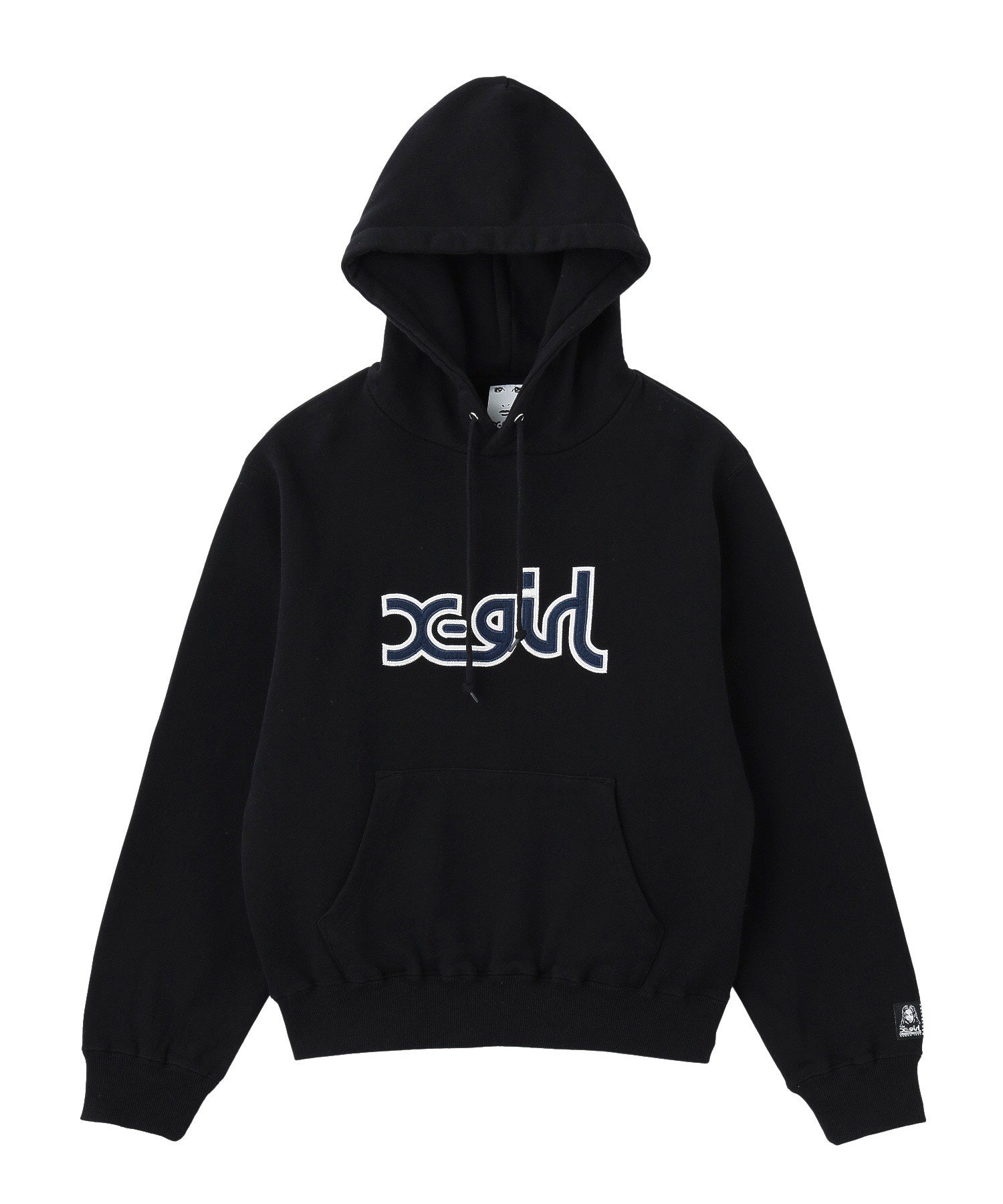 MILLS LOGO LAYERED PATCH SWEAT HOODIE