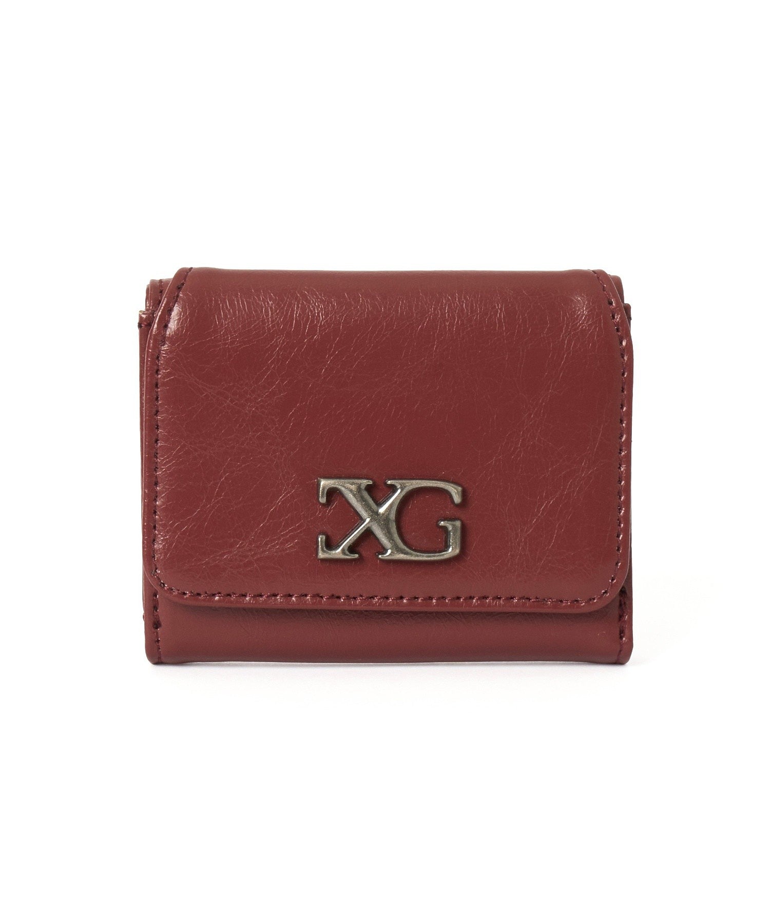 LEATHER XG LOGO MINI WALLET