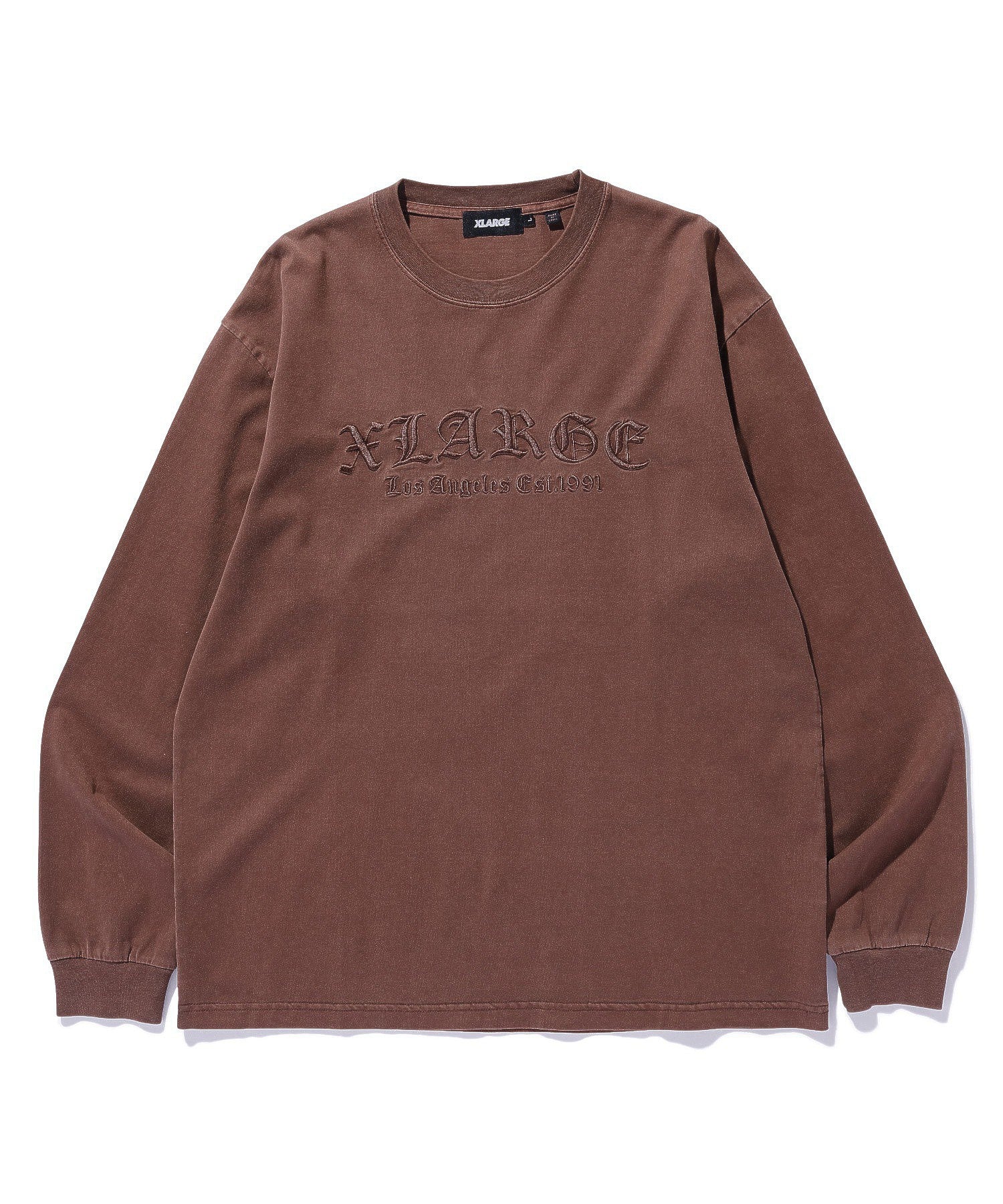 PIGMENT DYED OLD ENGLISH L/S TEE