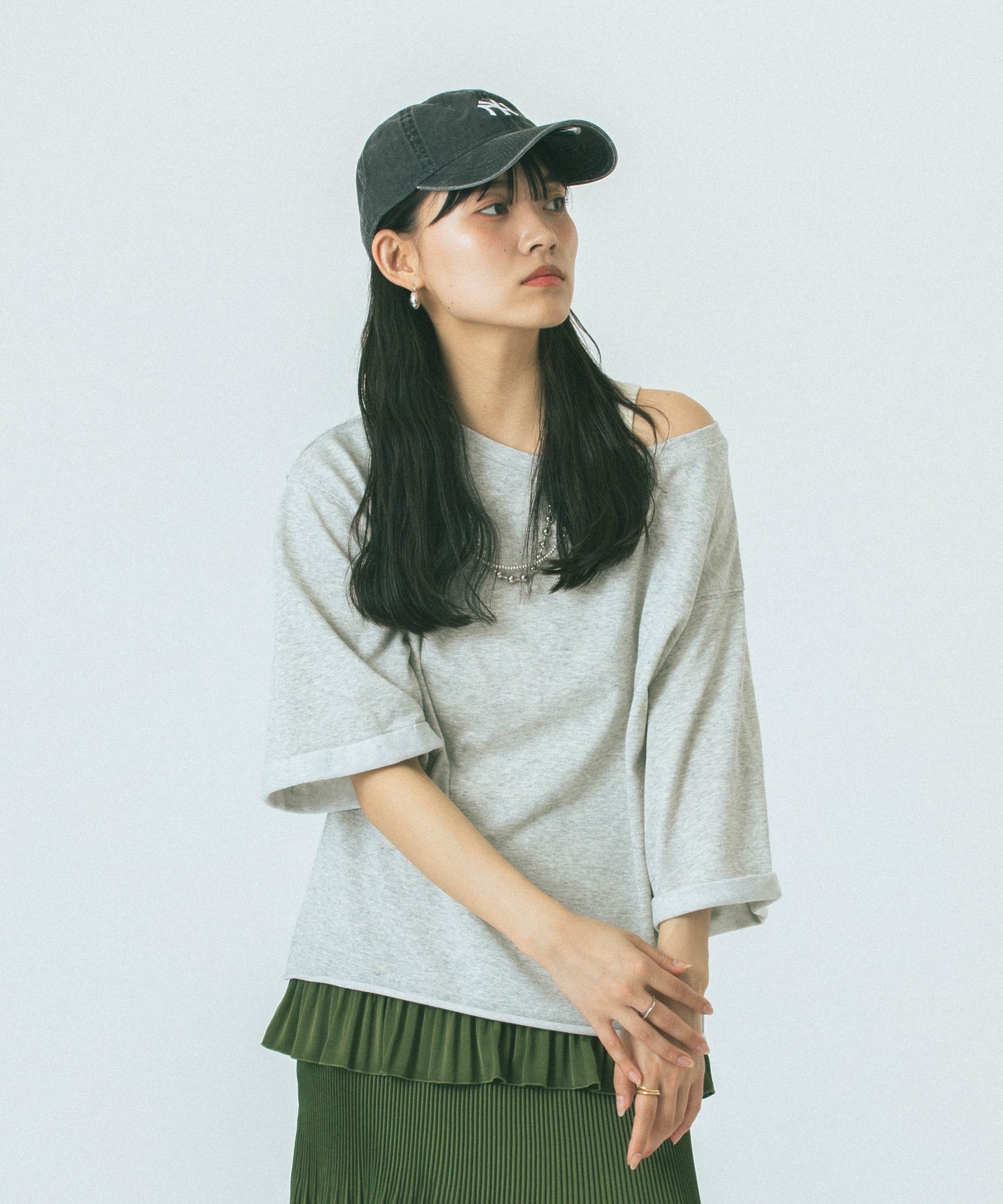 model:167cm 着用サイズ:ONE SIZE
