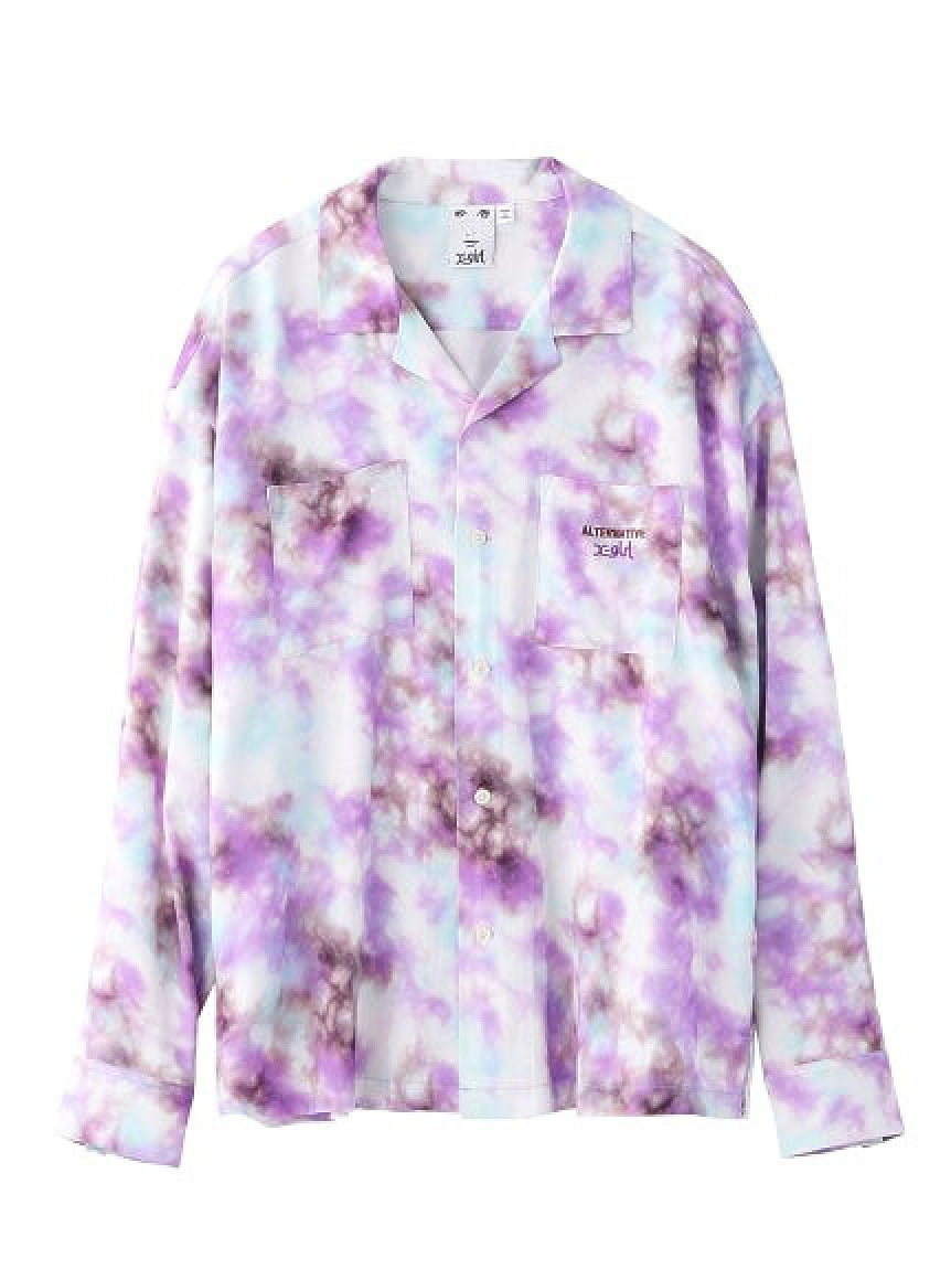 TIE-DYE L/S SHIRT X-girl