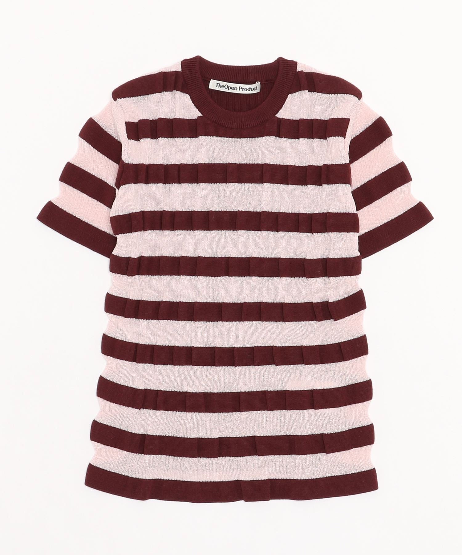 THE OPEN PRODUCT/ザオープンプロダクト/STRIPE H/S KNIT GTO222KT002