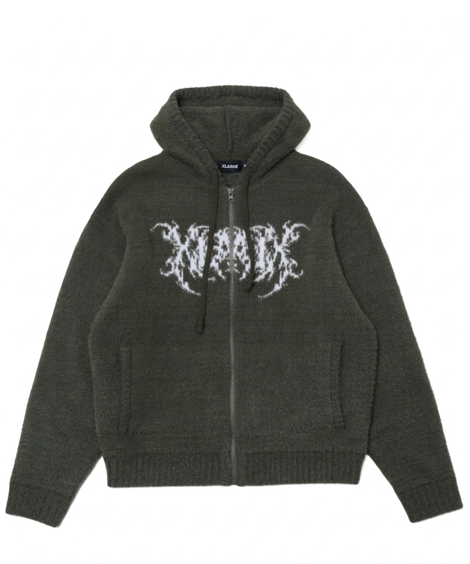 JACQUARD HOODED SWEATER
