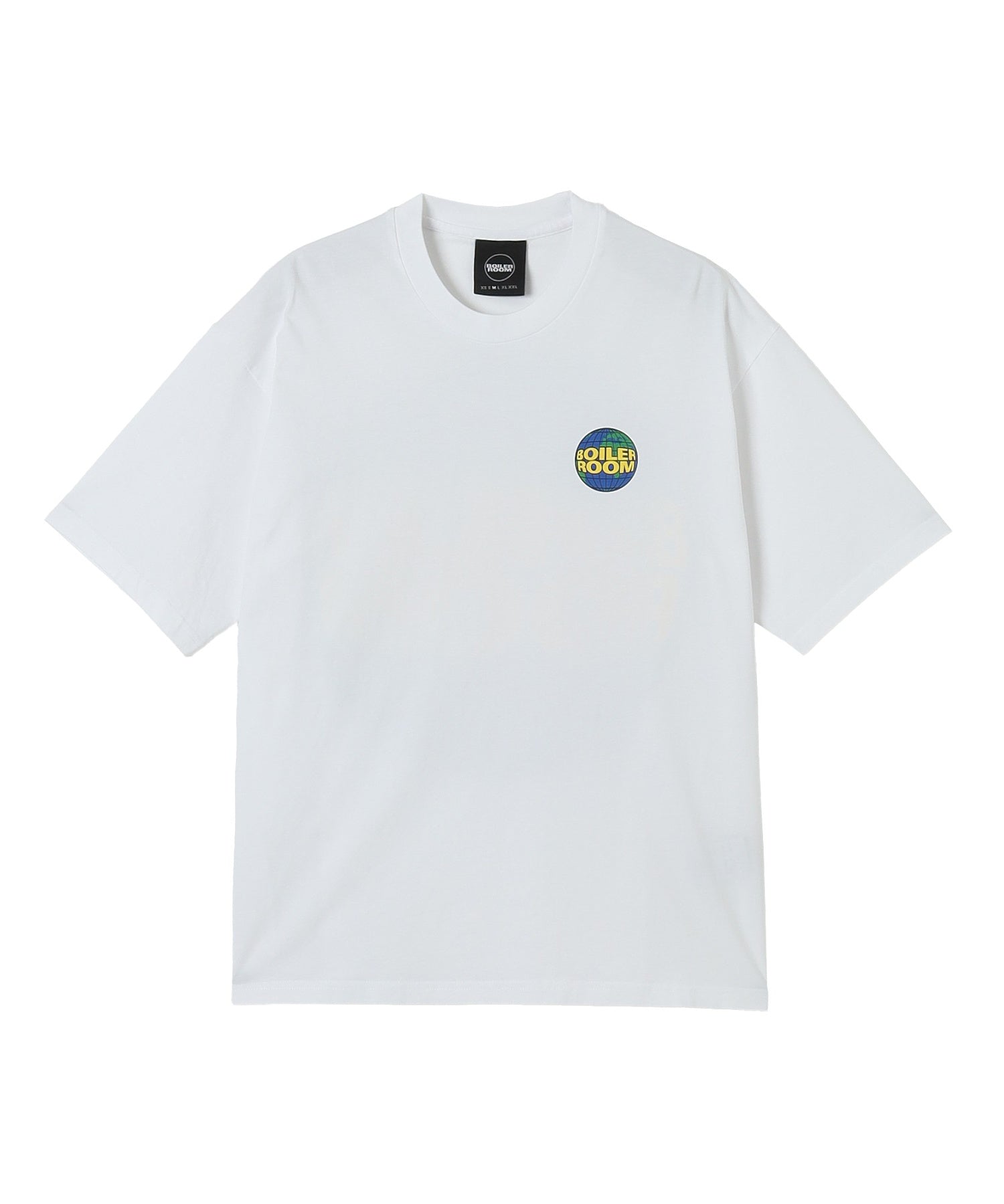 BOILER ROOM/ボイラールーム/GLOBE LOGO T-SHIRT AW25SS35WHT
