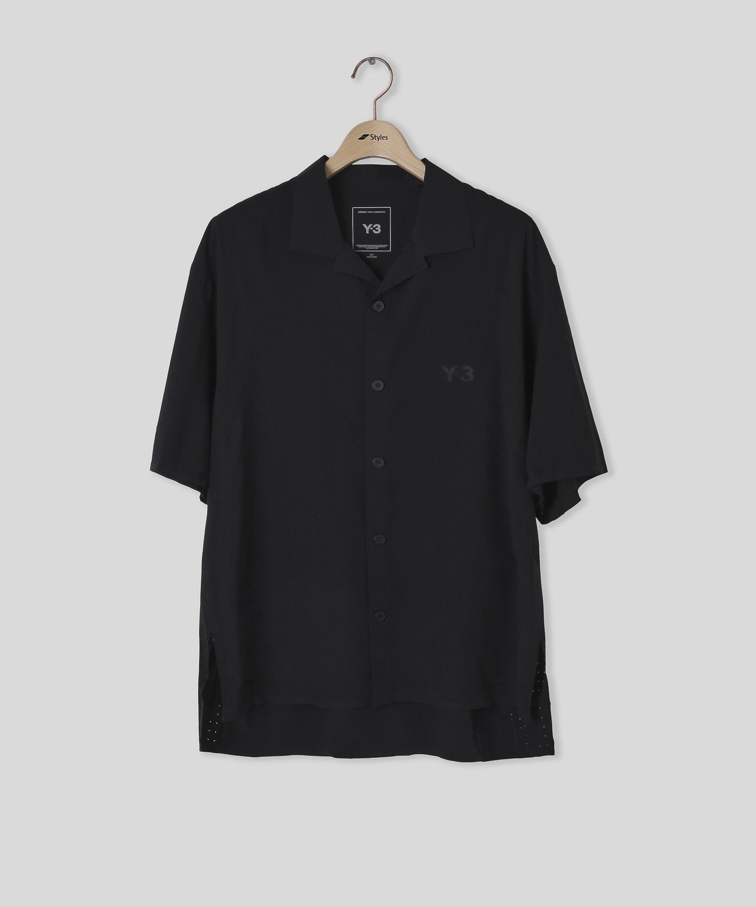 Y-3/ワイスリー/M LT WOV SHIRT BLACK KF6044