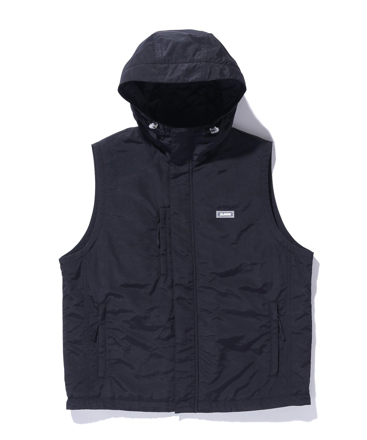 NYLON HOODED VEST