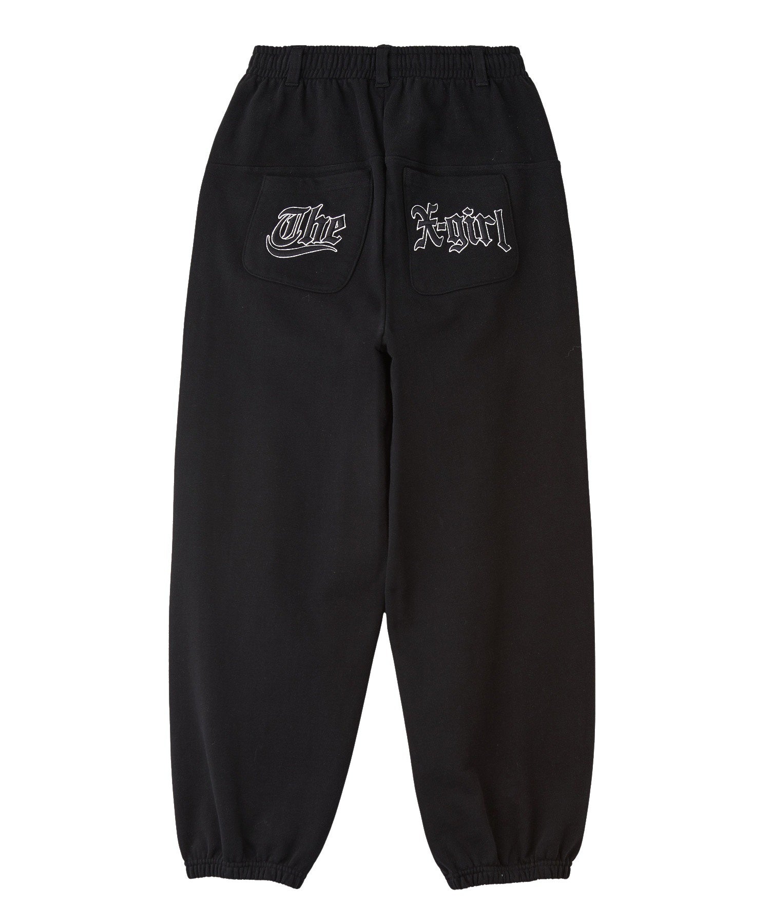 EMBROIDERED POCKET VOLUME SWEATPANTS