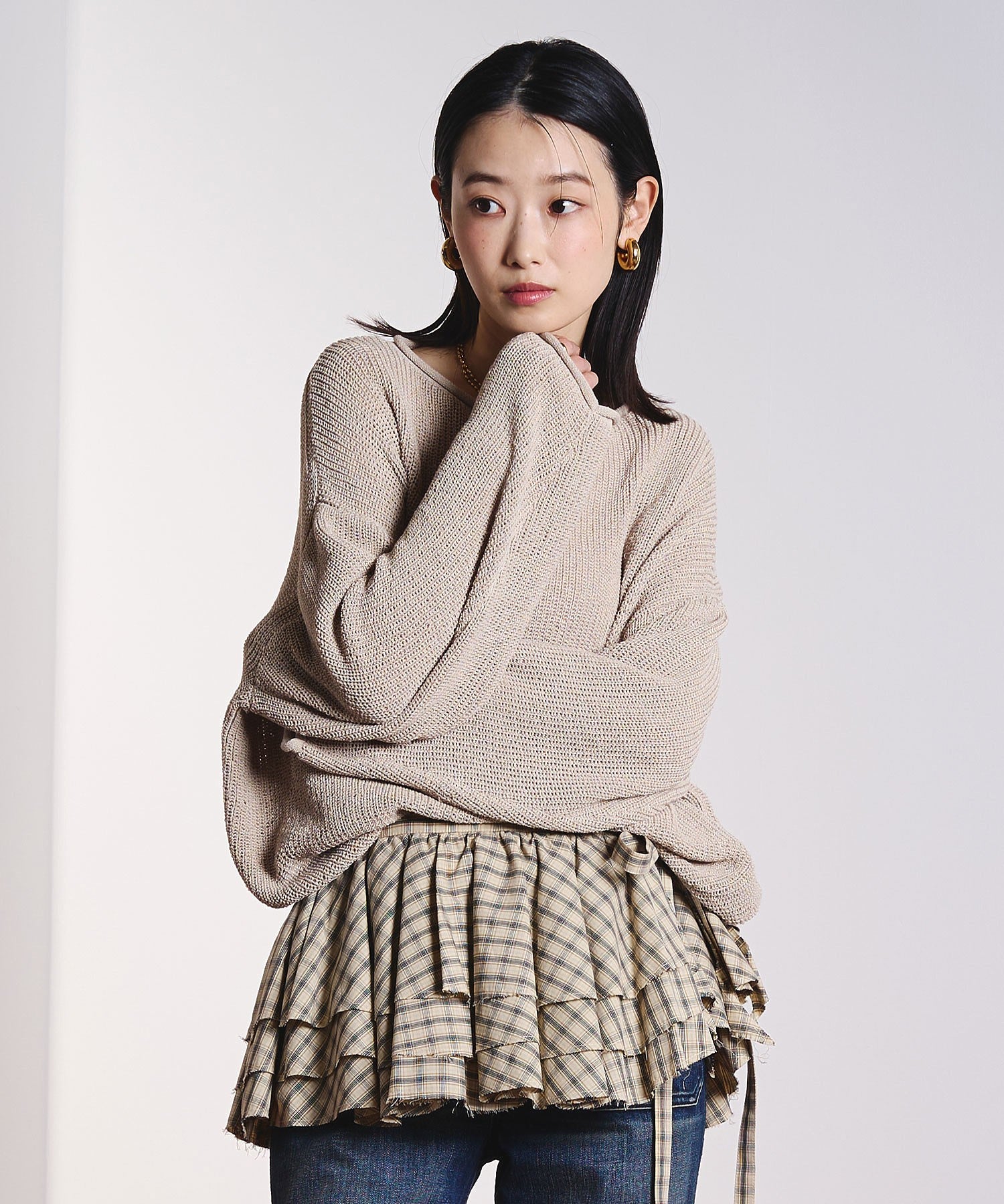 SHEER KNIT PULLOVER