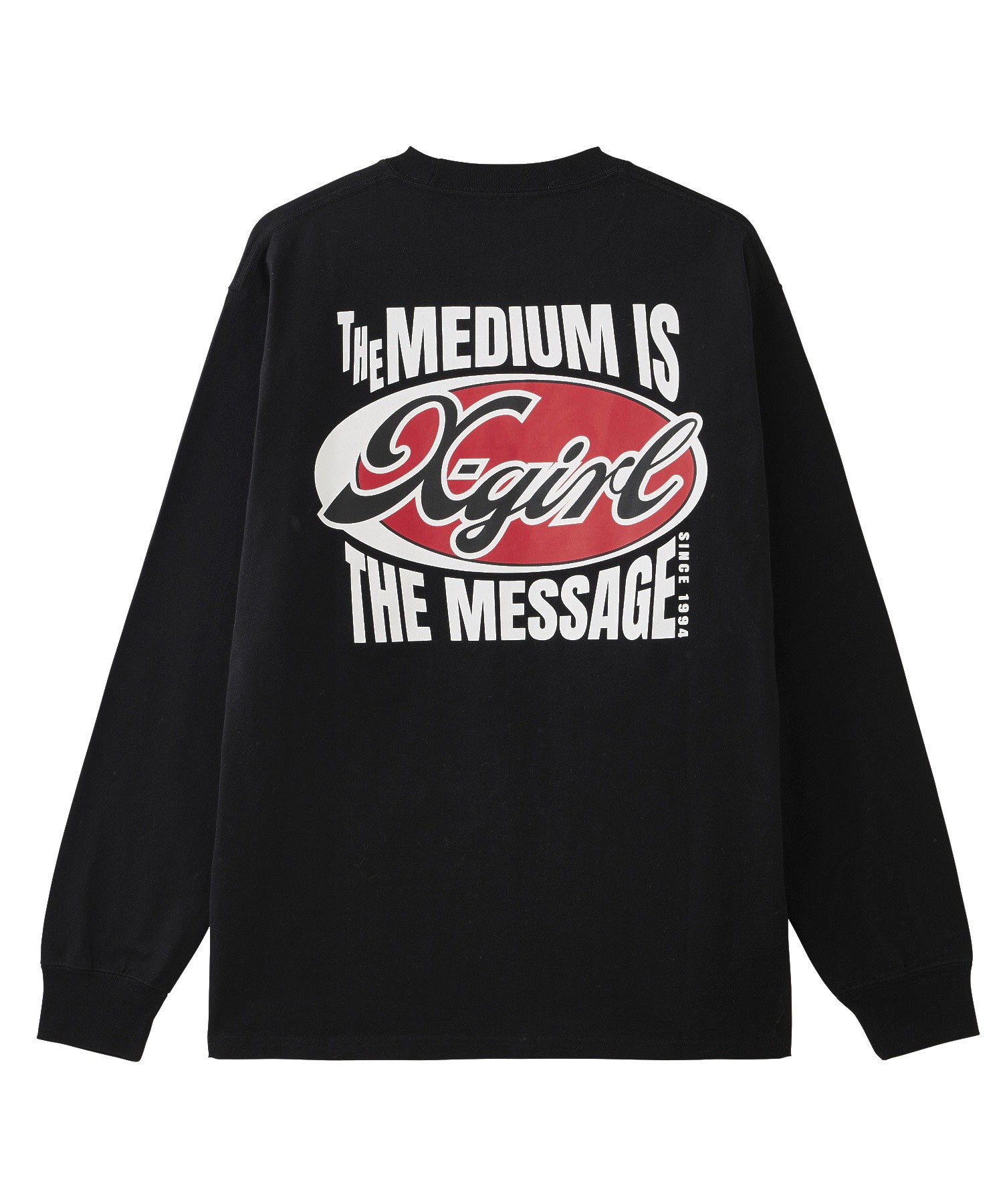 OVAL AND MESSAGE LOGO L/S TEE