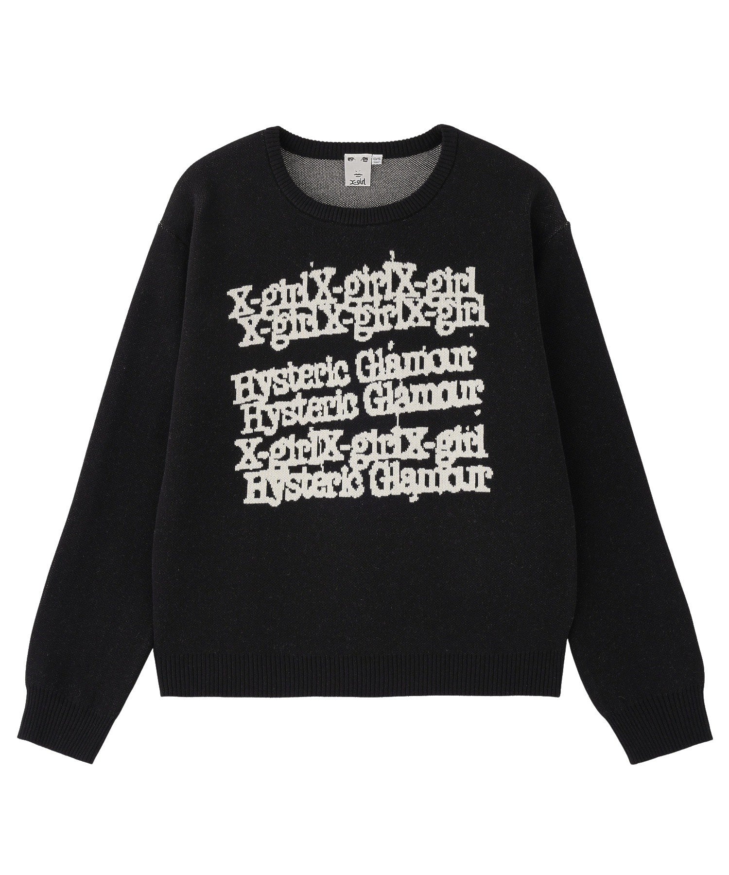 X-girl x HYSTERIC GLAMOUR KNIT TOP