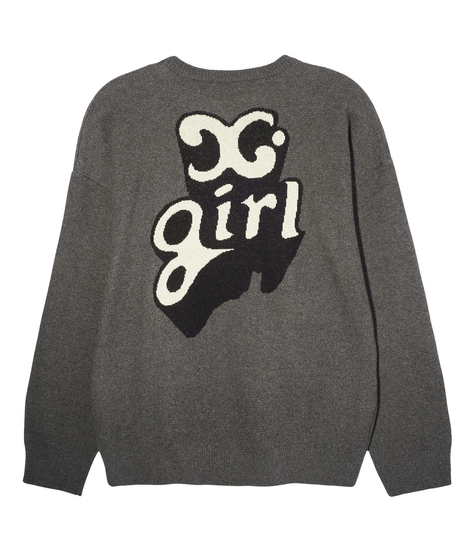 POP LOGO JACQUARD KNIT TOP