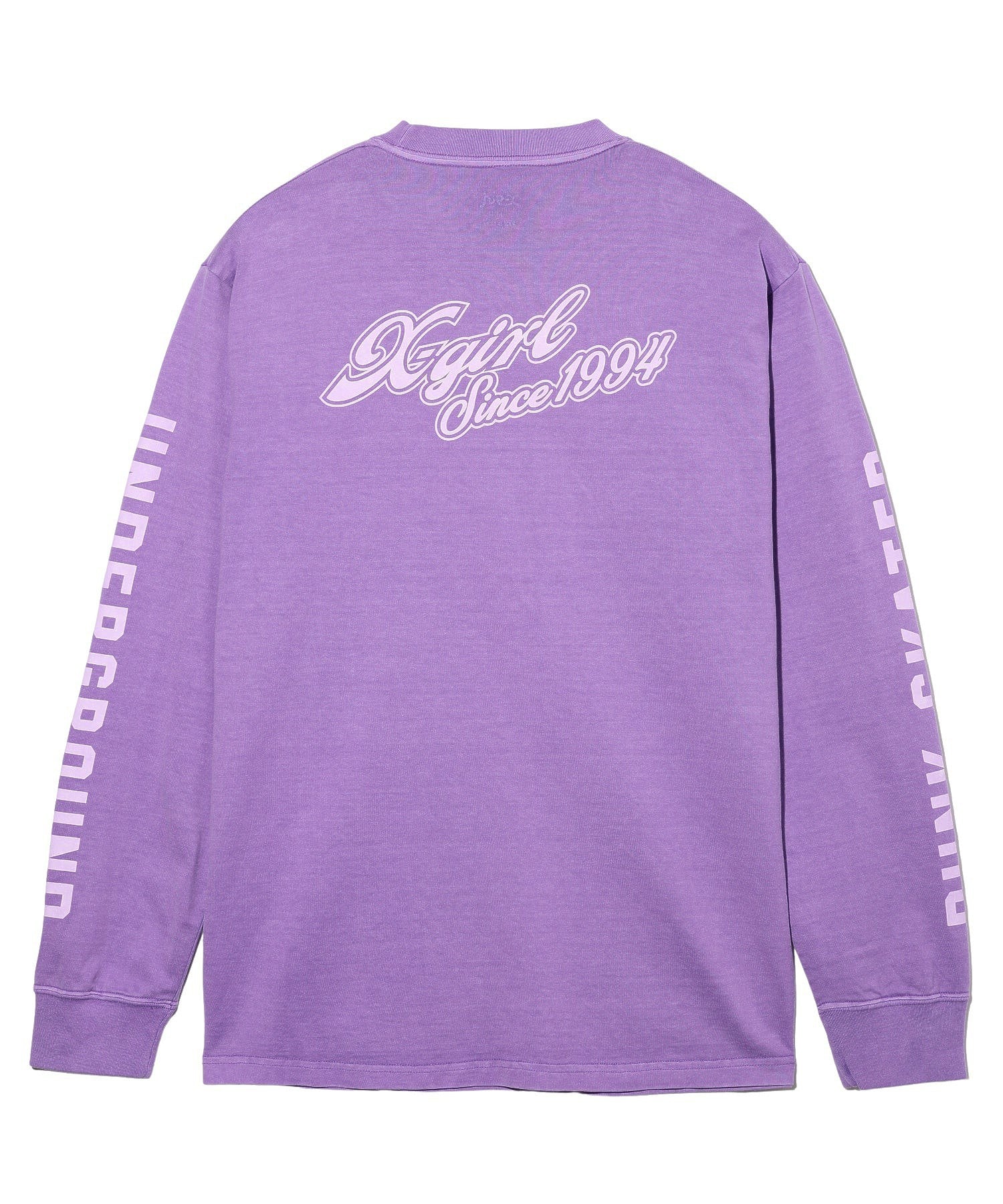 FACE & CURSIVE LOGO L/S TEE X-girl