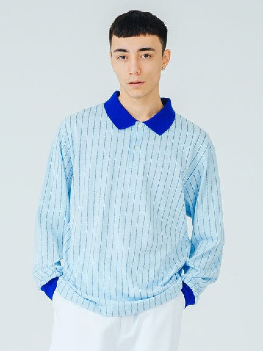 L/S ALLOVER LOGO POLO SHIRT XLARGE