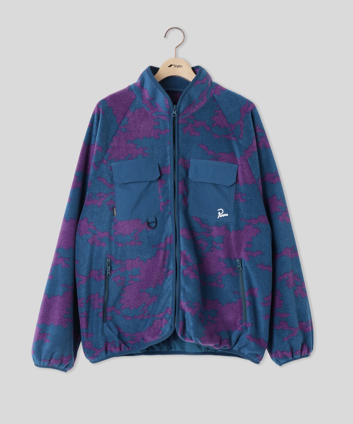 PARRA/パラ/Purple darwin camo fleece 56255