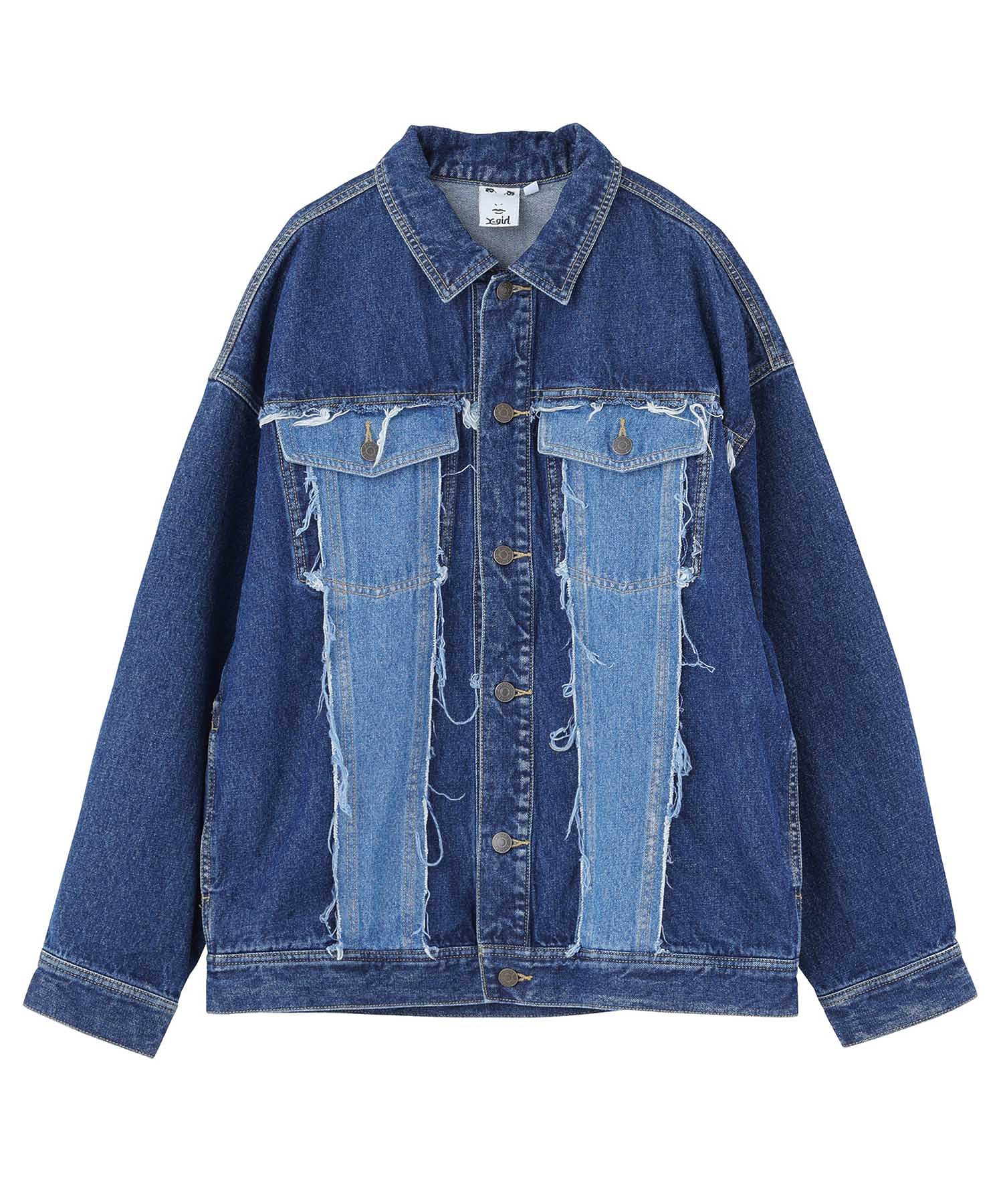 2-TONE DENIM JACKET X-girl