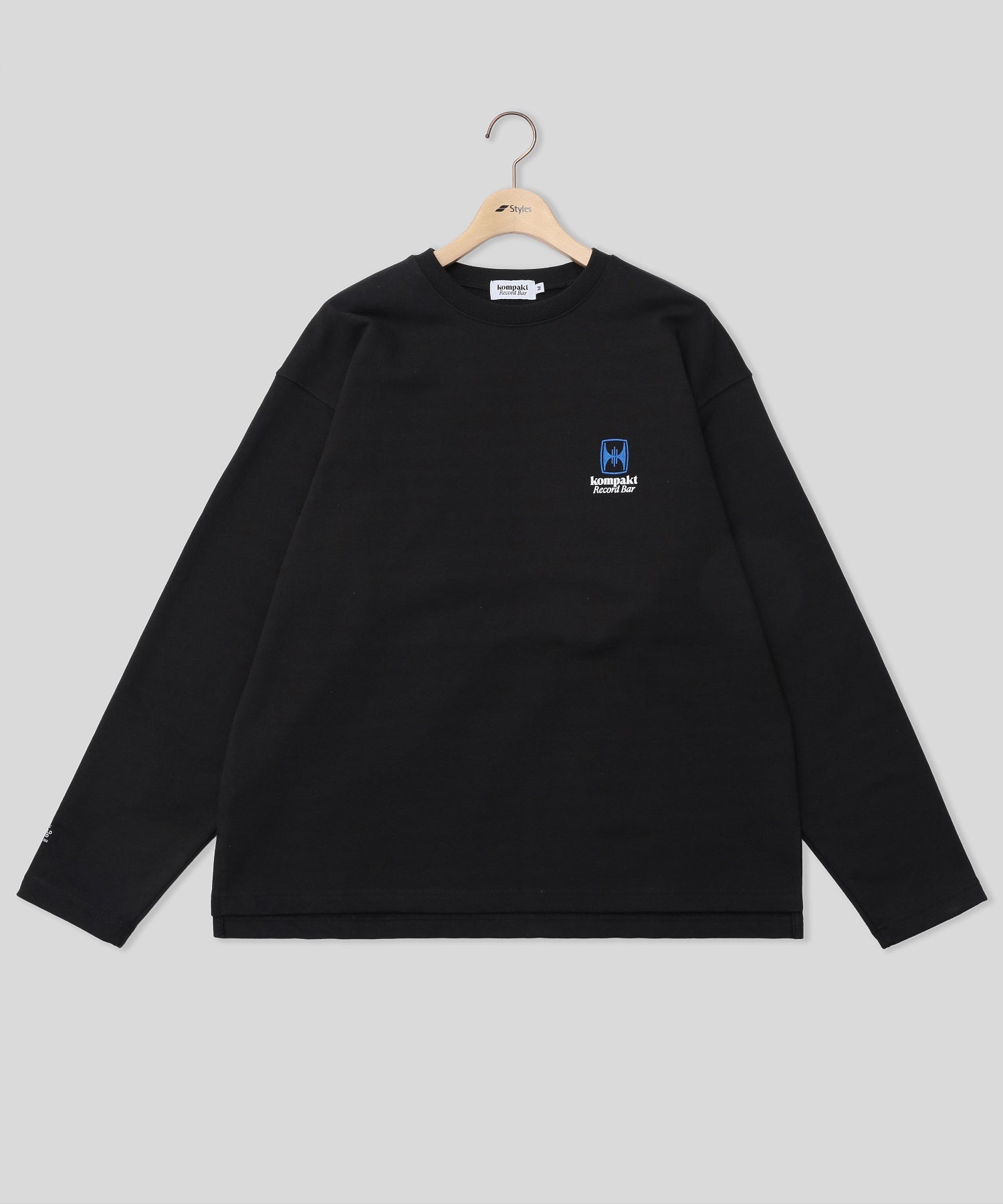 KOMPAKT RECORD BAR/コンパクト レコード バー/BASIC LOGO LONG SLEEVE SWEAT KRB1073