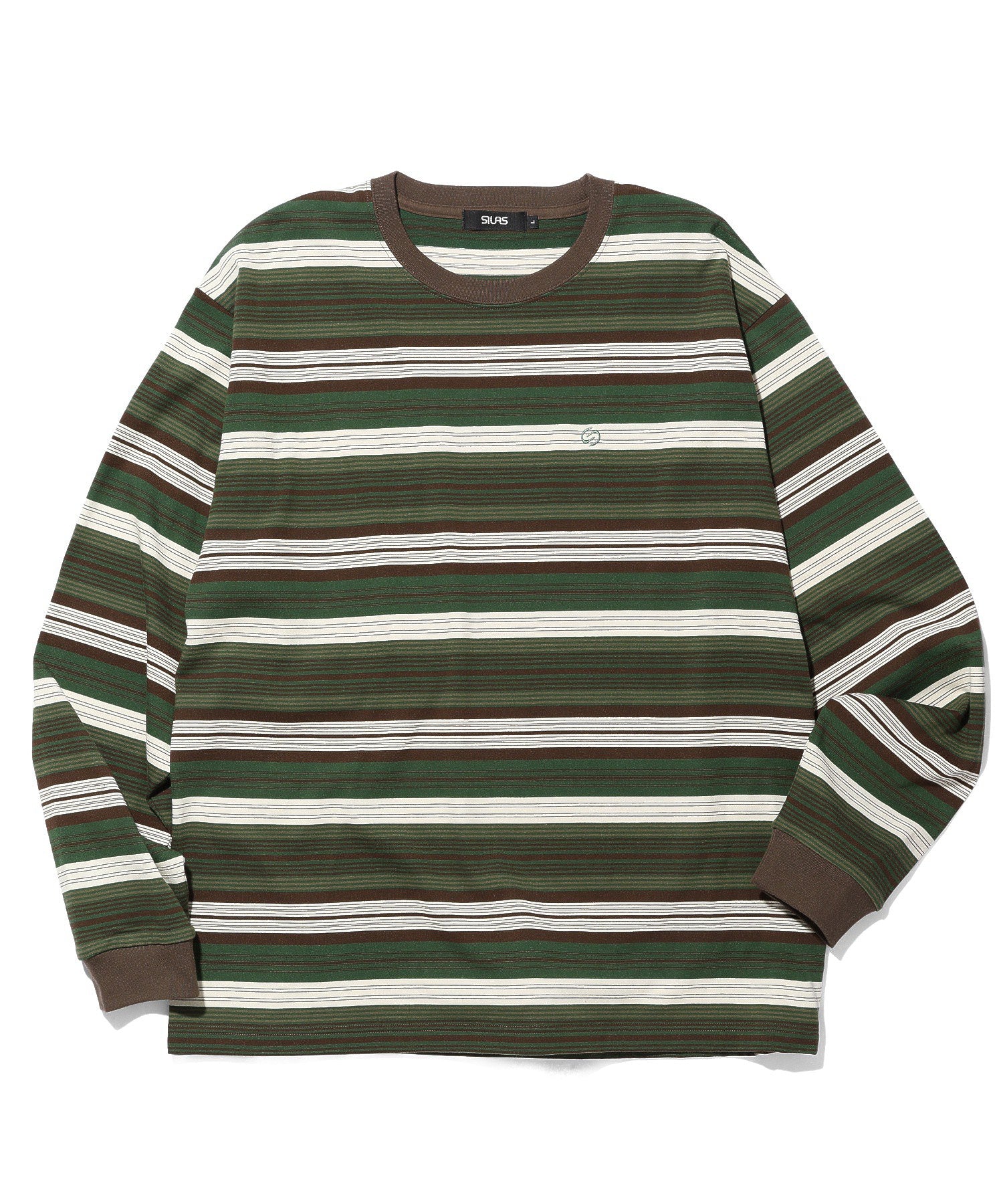 STRIPED L/S TEE