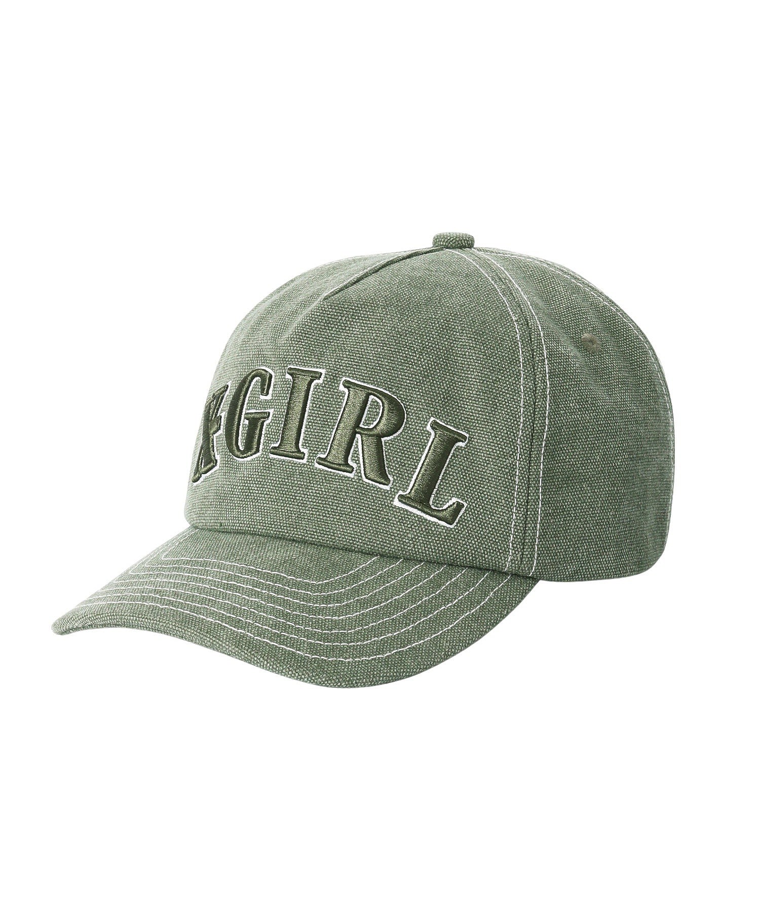 CONTRAST STITCH 5PANEL CAP