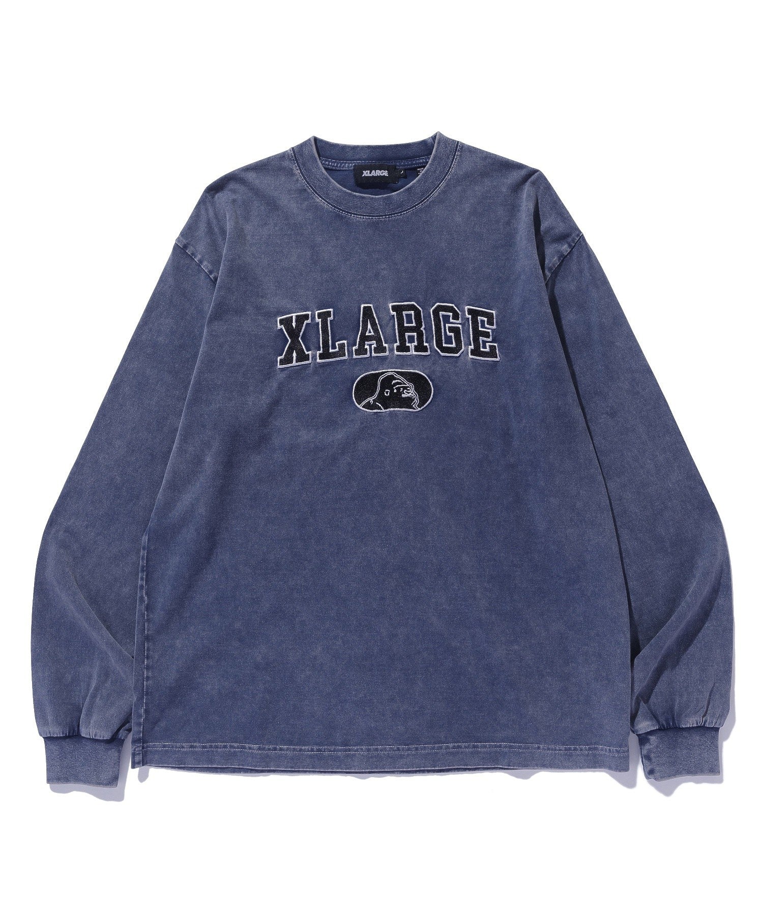 OVERDYED COLLEGE LOGO L/S TEE