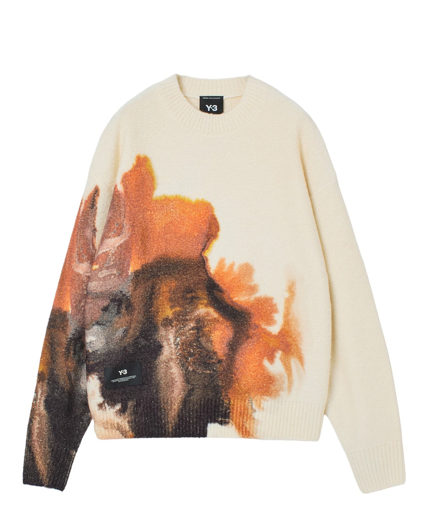 Y-3/ワイスリー/AOP KNIT CREW JX7332