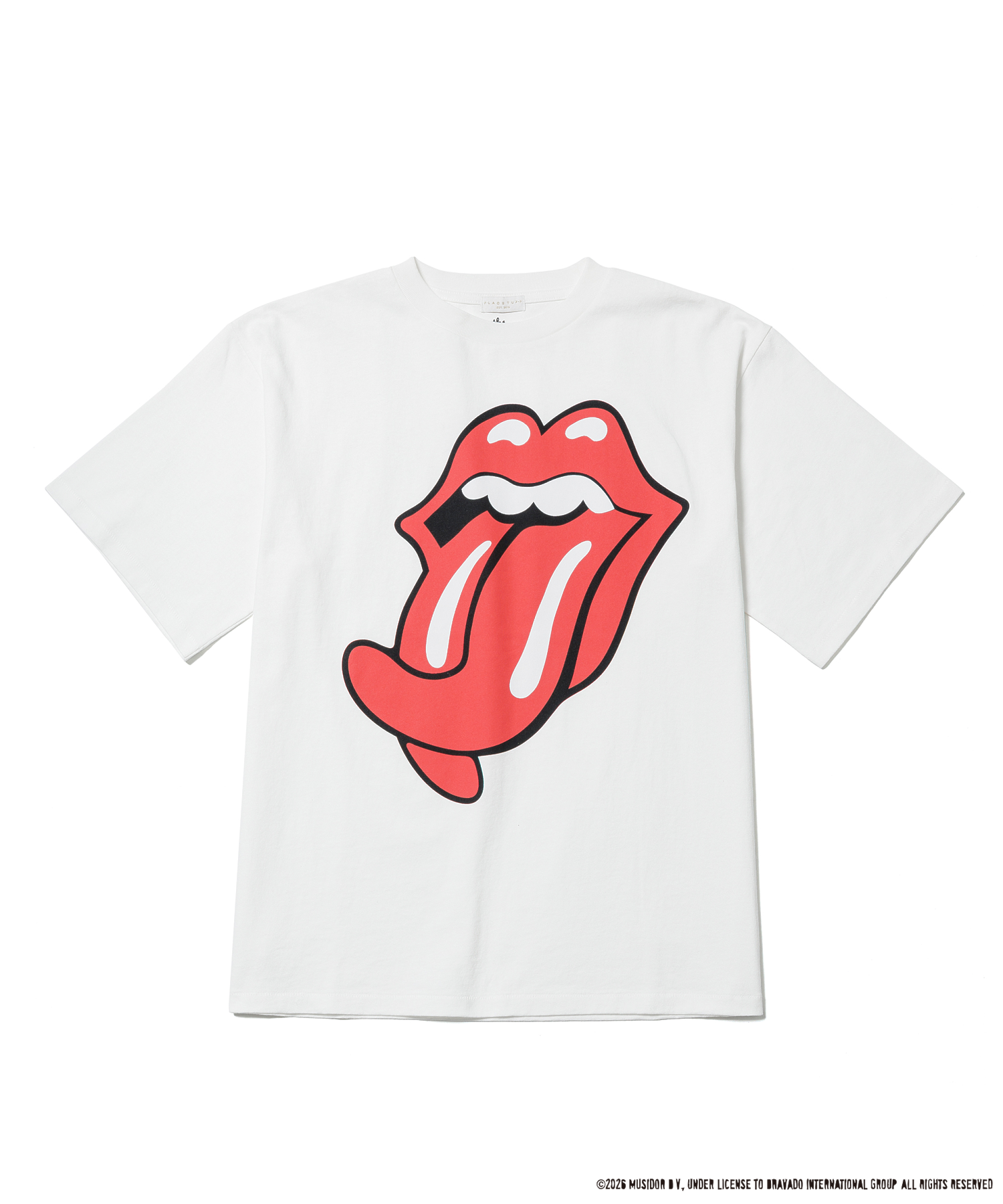【F-LAGSTUF-F】SPLIT TONGUE S/S T-SHIRT(The Rolling Stones)